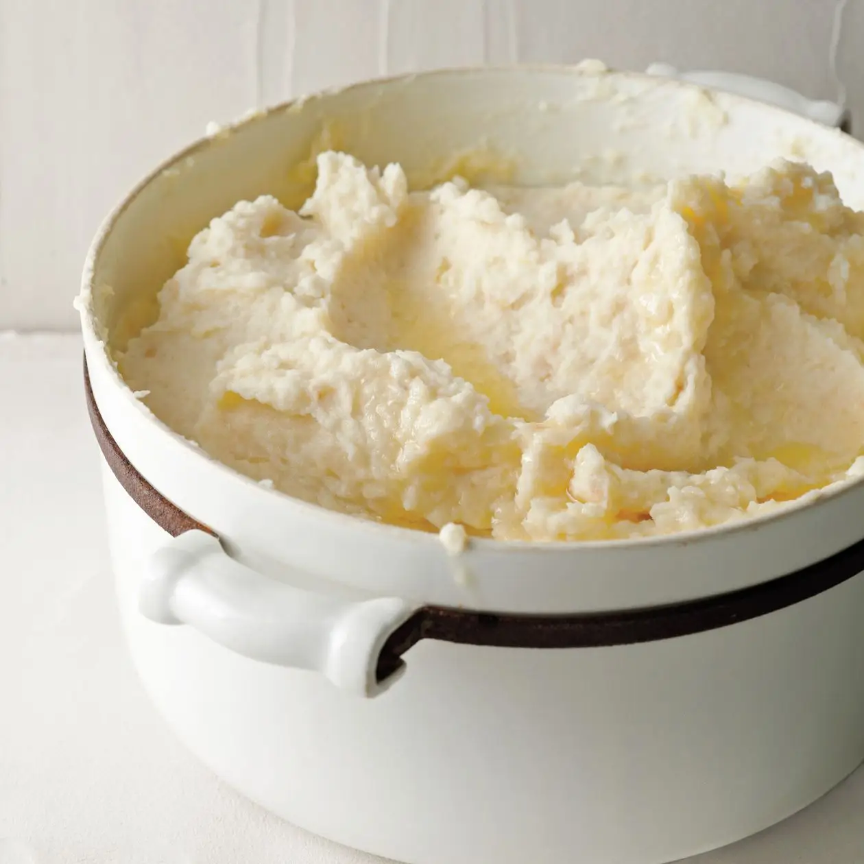 Purê de raiz de batata e aipo