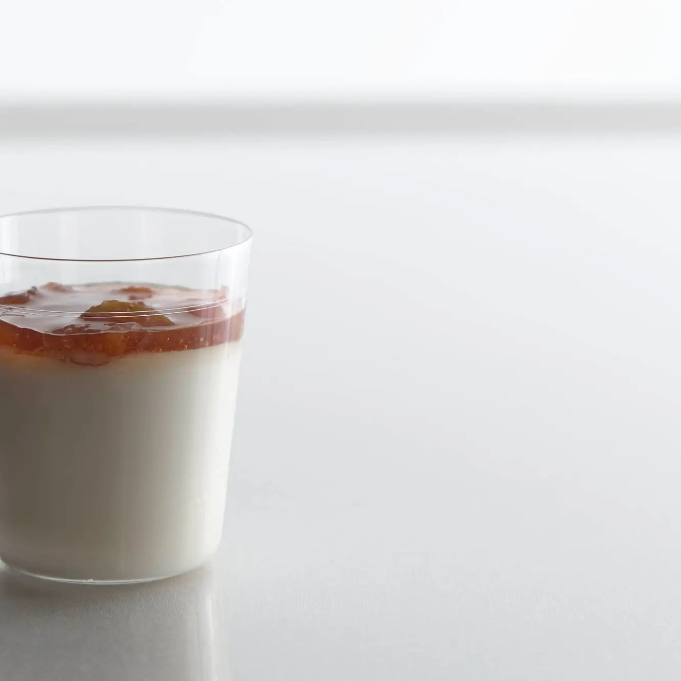 Pudim de baunilha de figuras de brandi