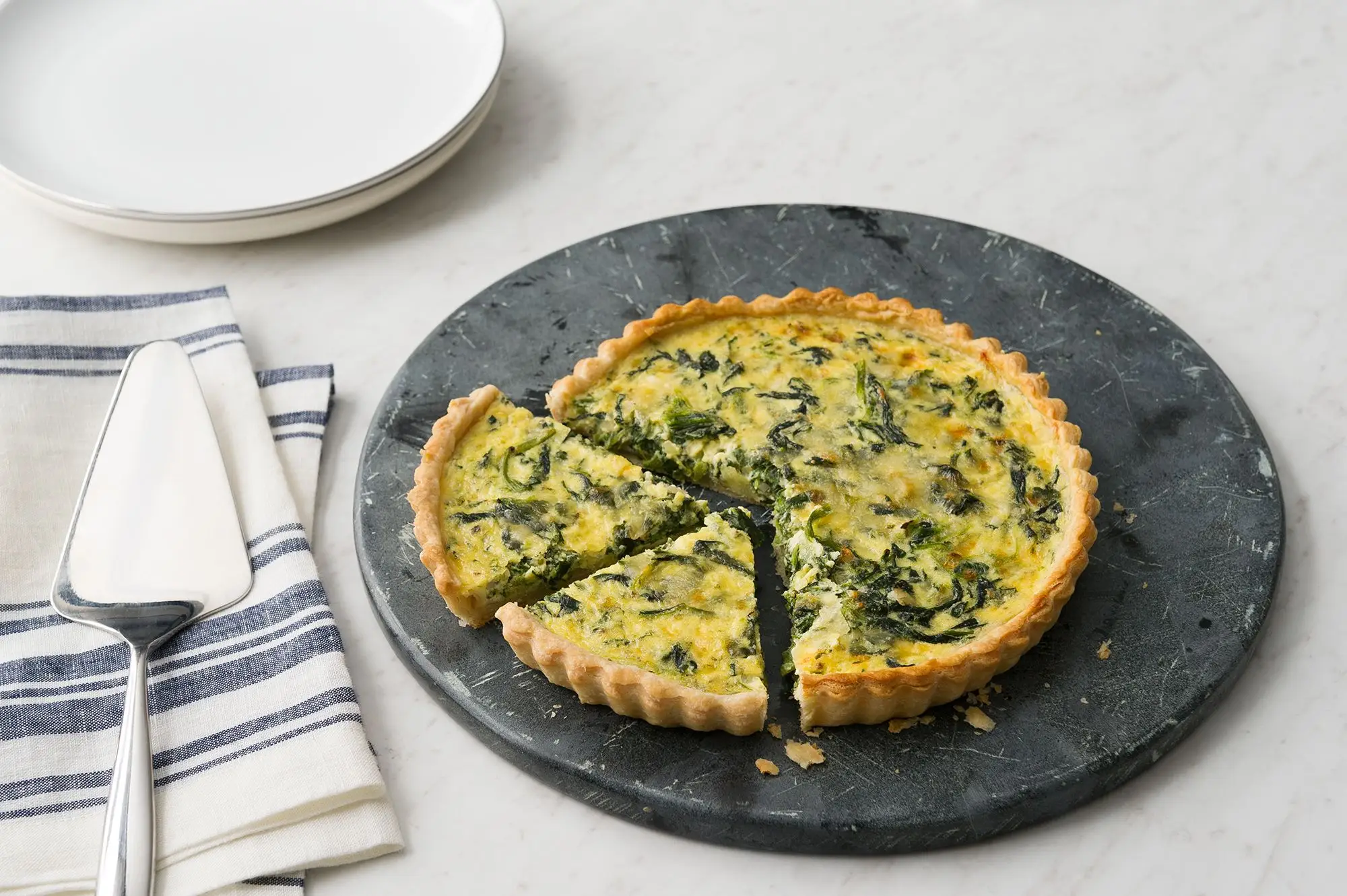 Quiche de espinafre