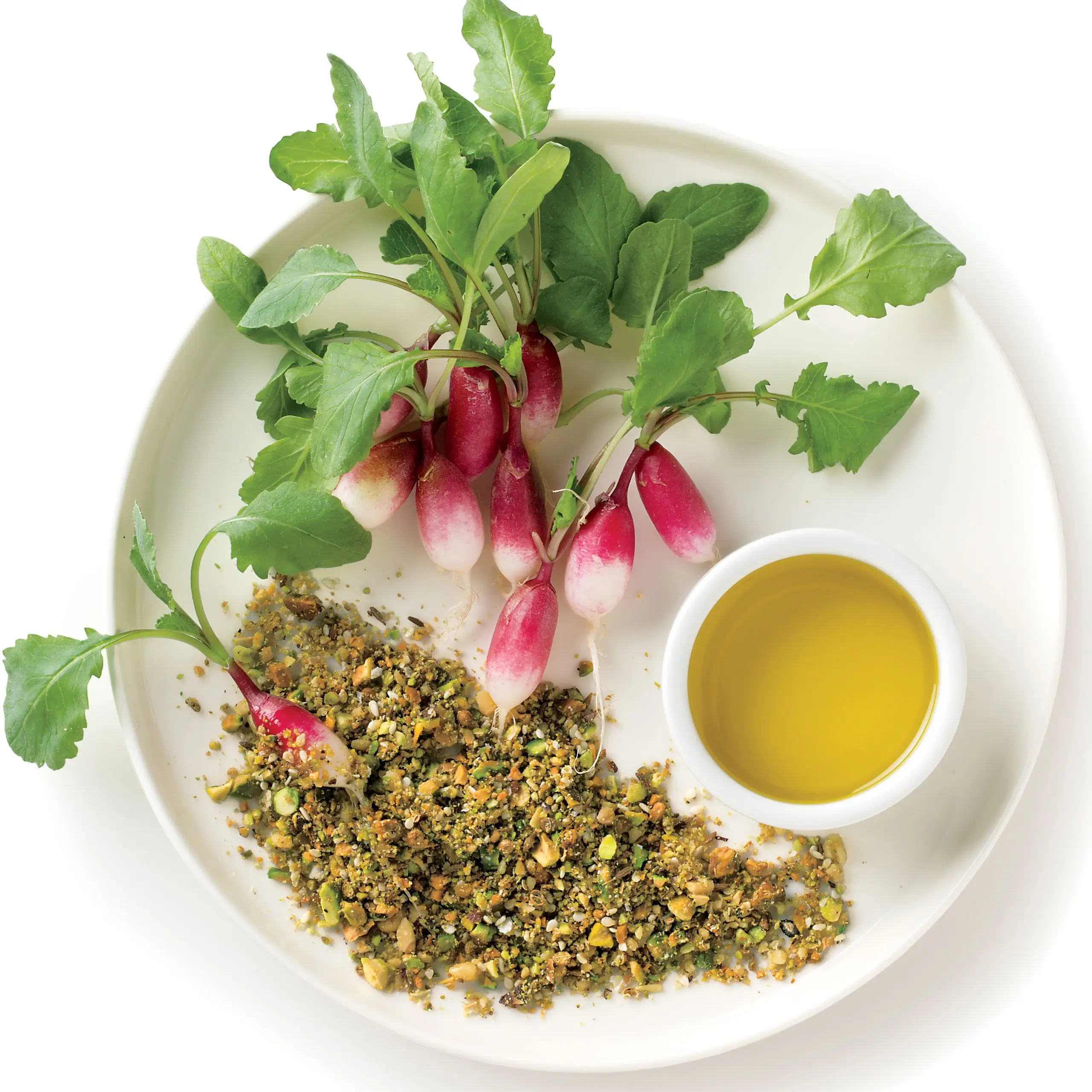 Rabanetes com dukkah