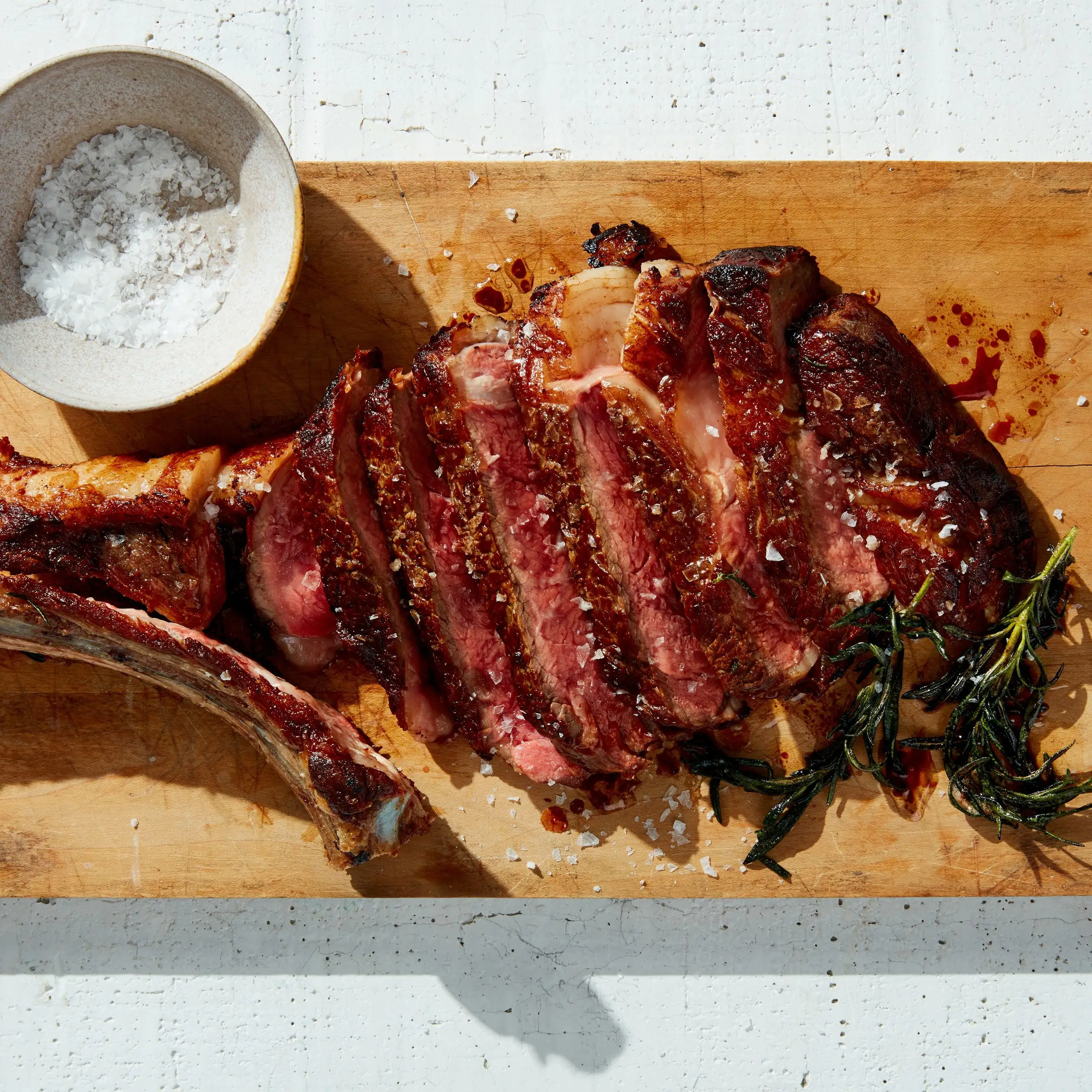 Bife de manteiga marrom