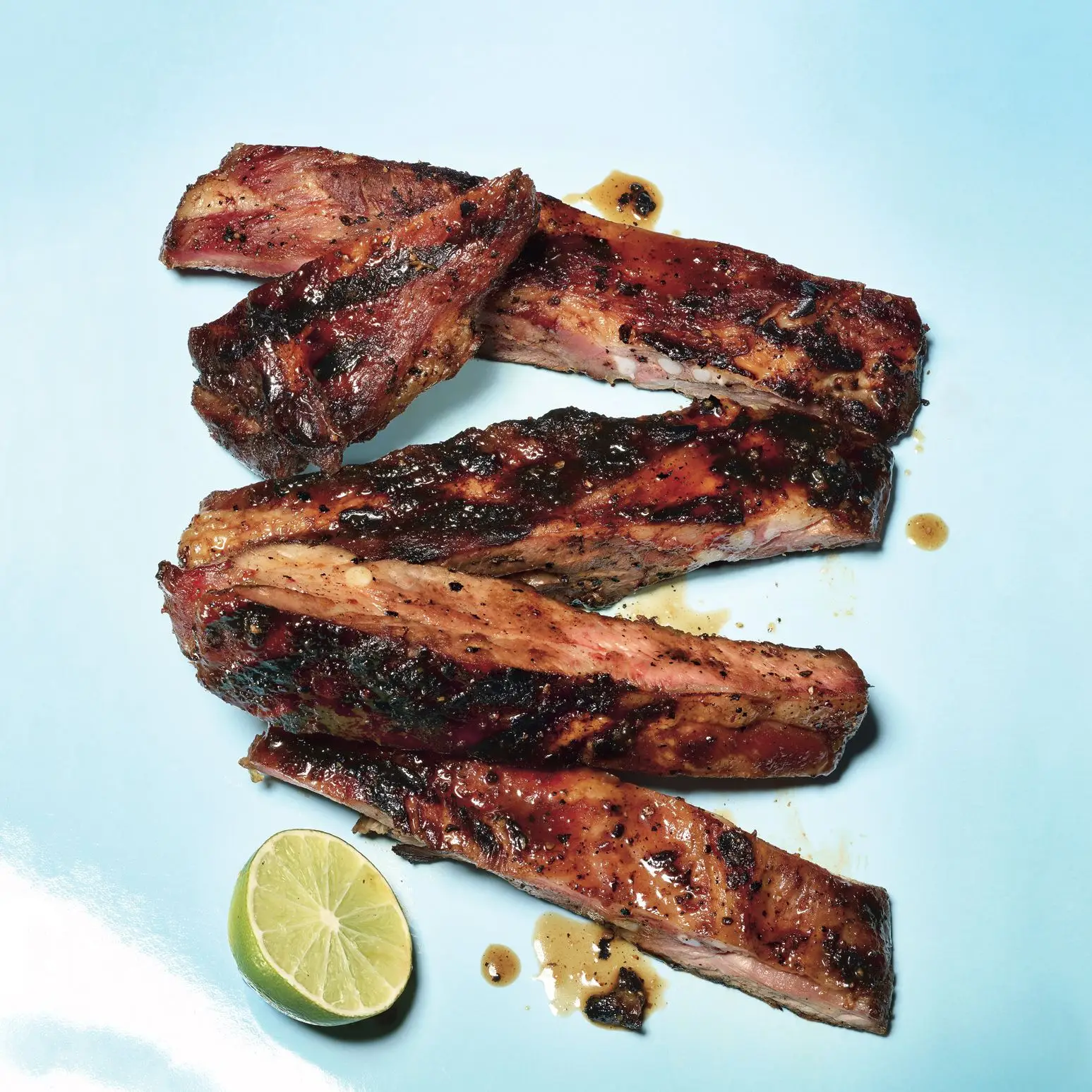 Gengibre e mel costelas de bebê