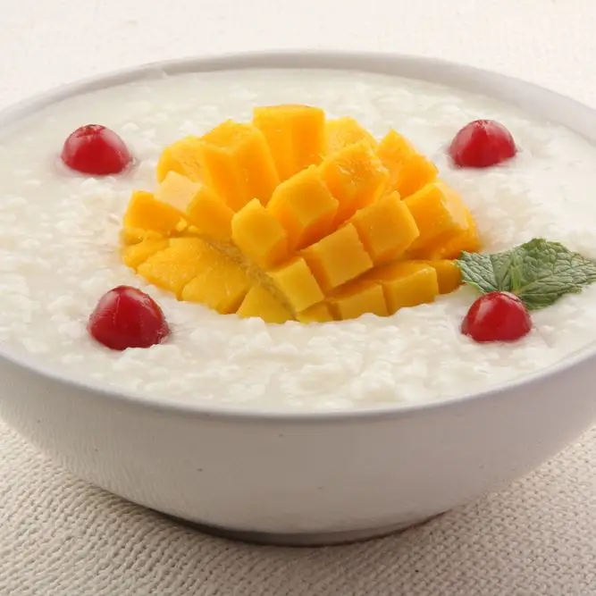 Pudim de arroz de coco