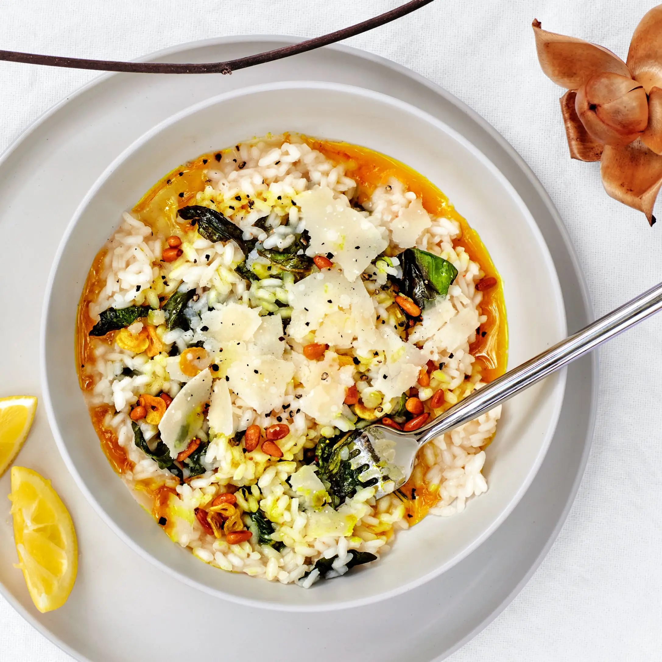 Risotto de pesto-ish