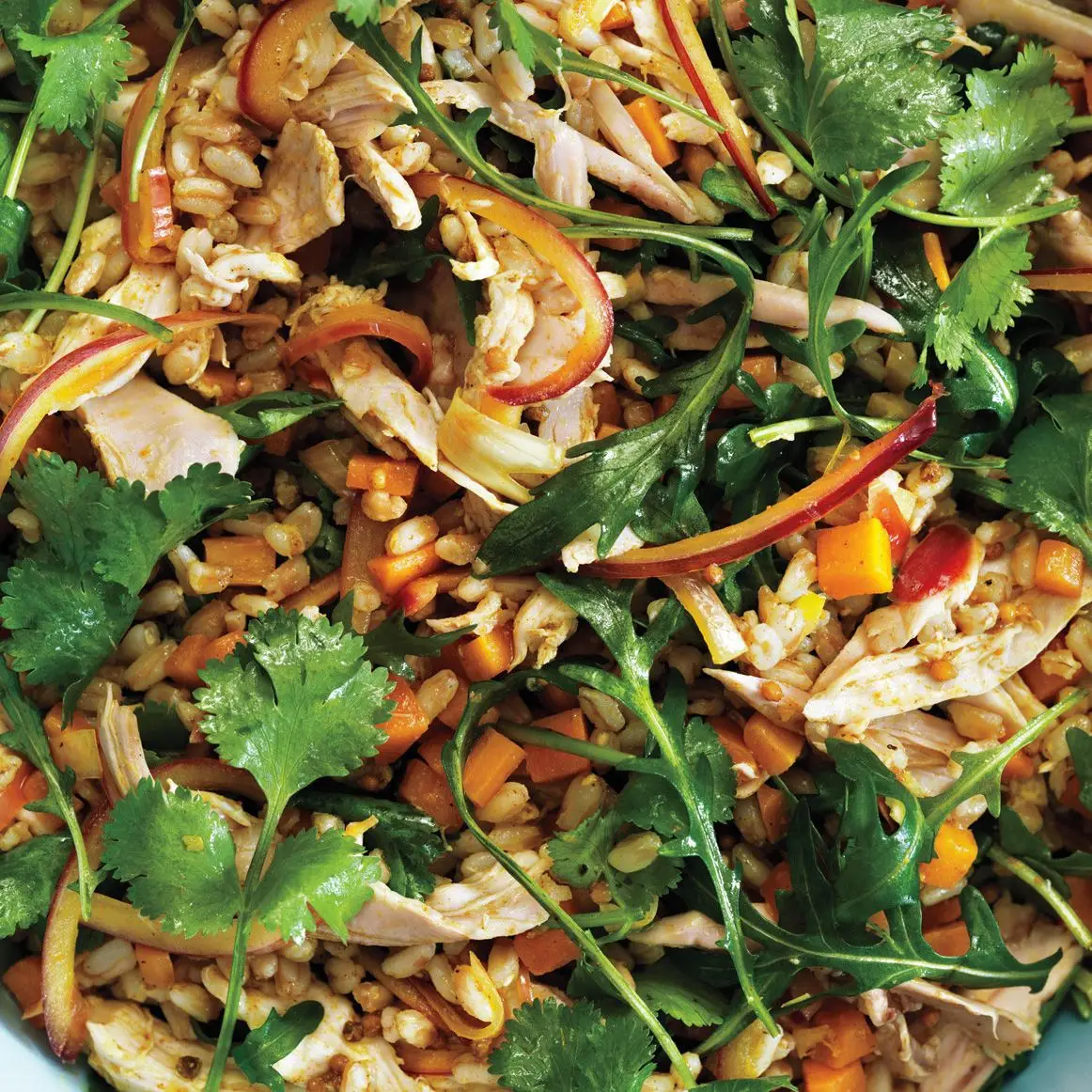 Salada com soletação ao curry