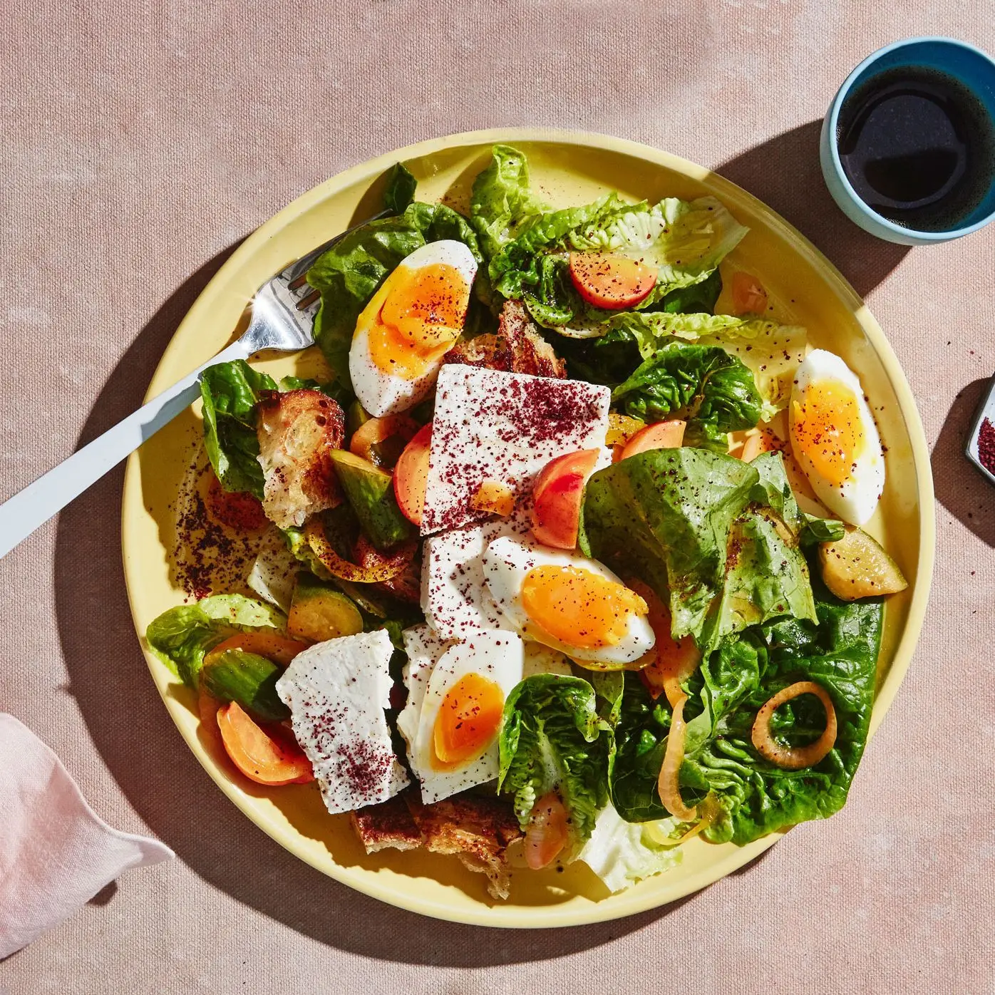 Salada no café da manhã