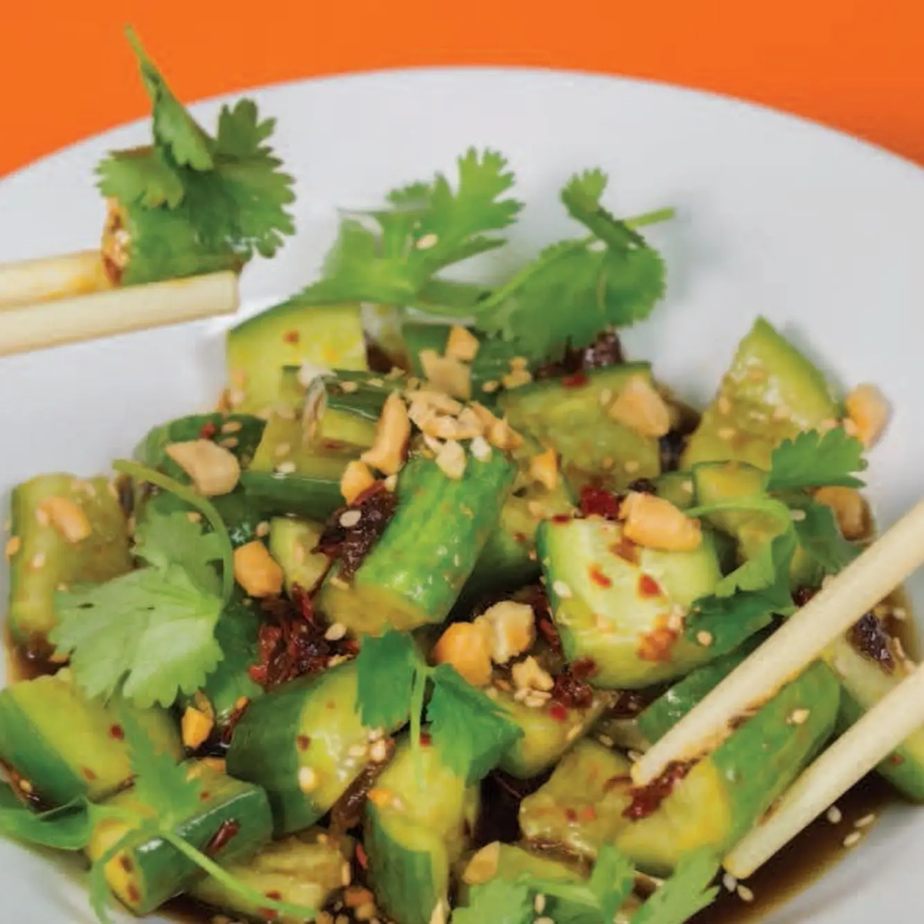 Salada de pepino Chineasy