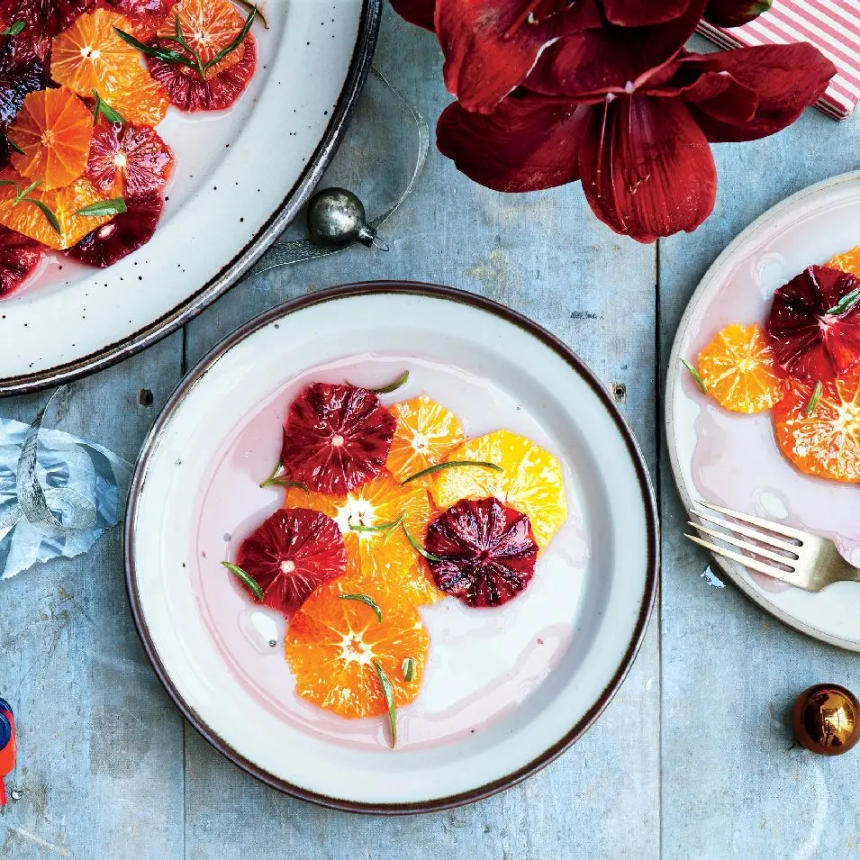 Salada cítrica com estragão