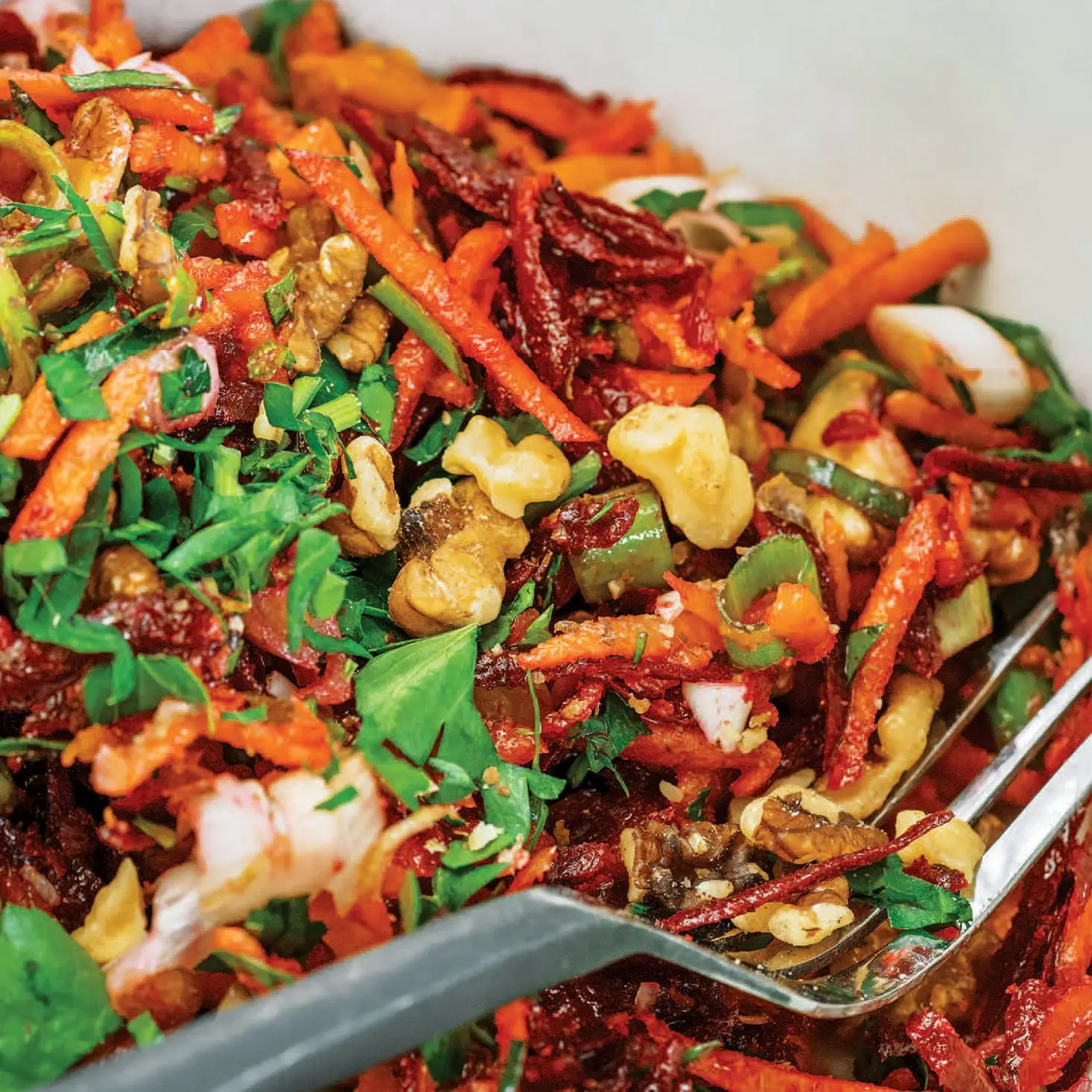 Salada de beterraba e cenoura