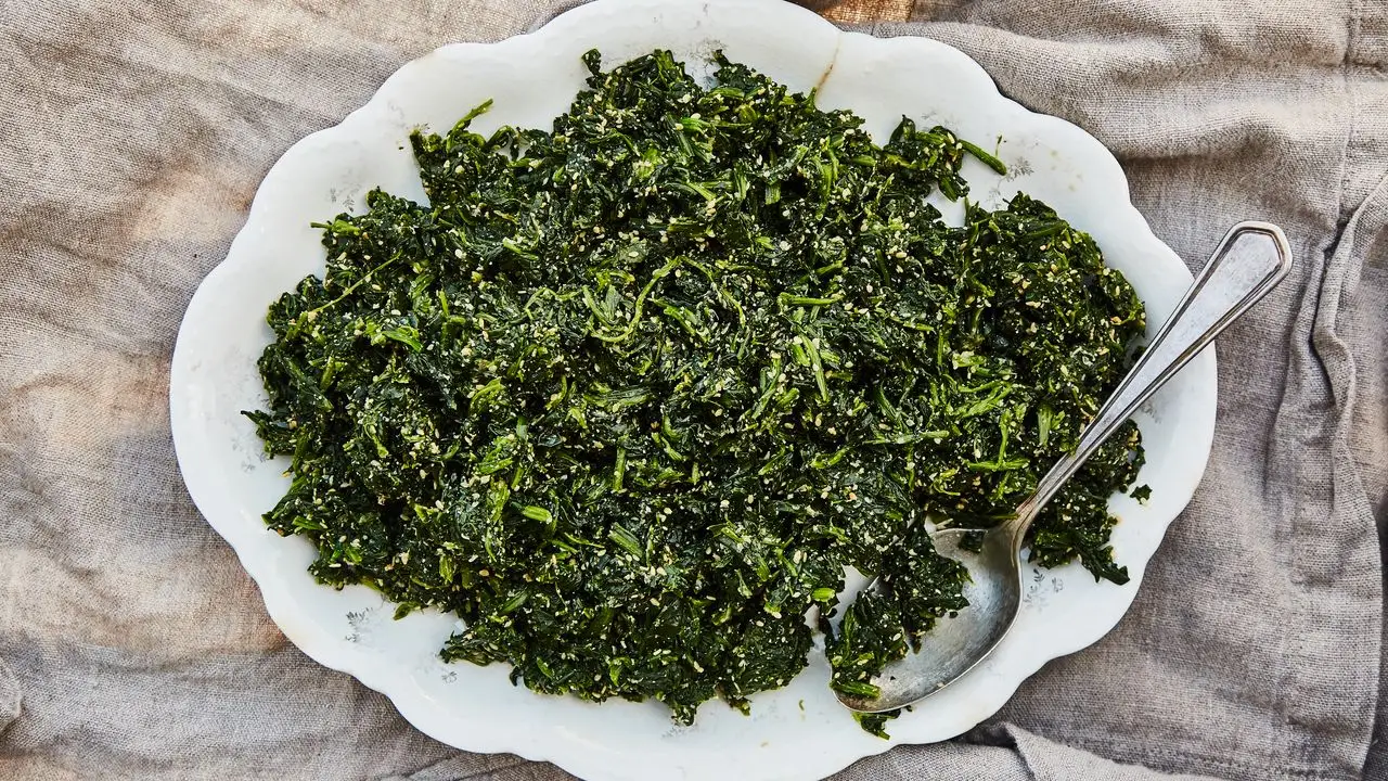 Gomae fácil (salada de espinafre de estilo japonês)