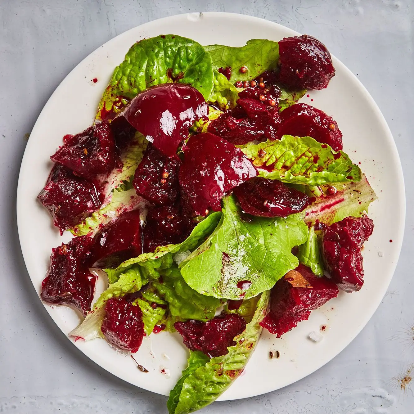 Beterraba marinada com especiarias