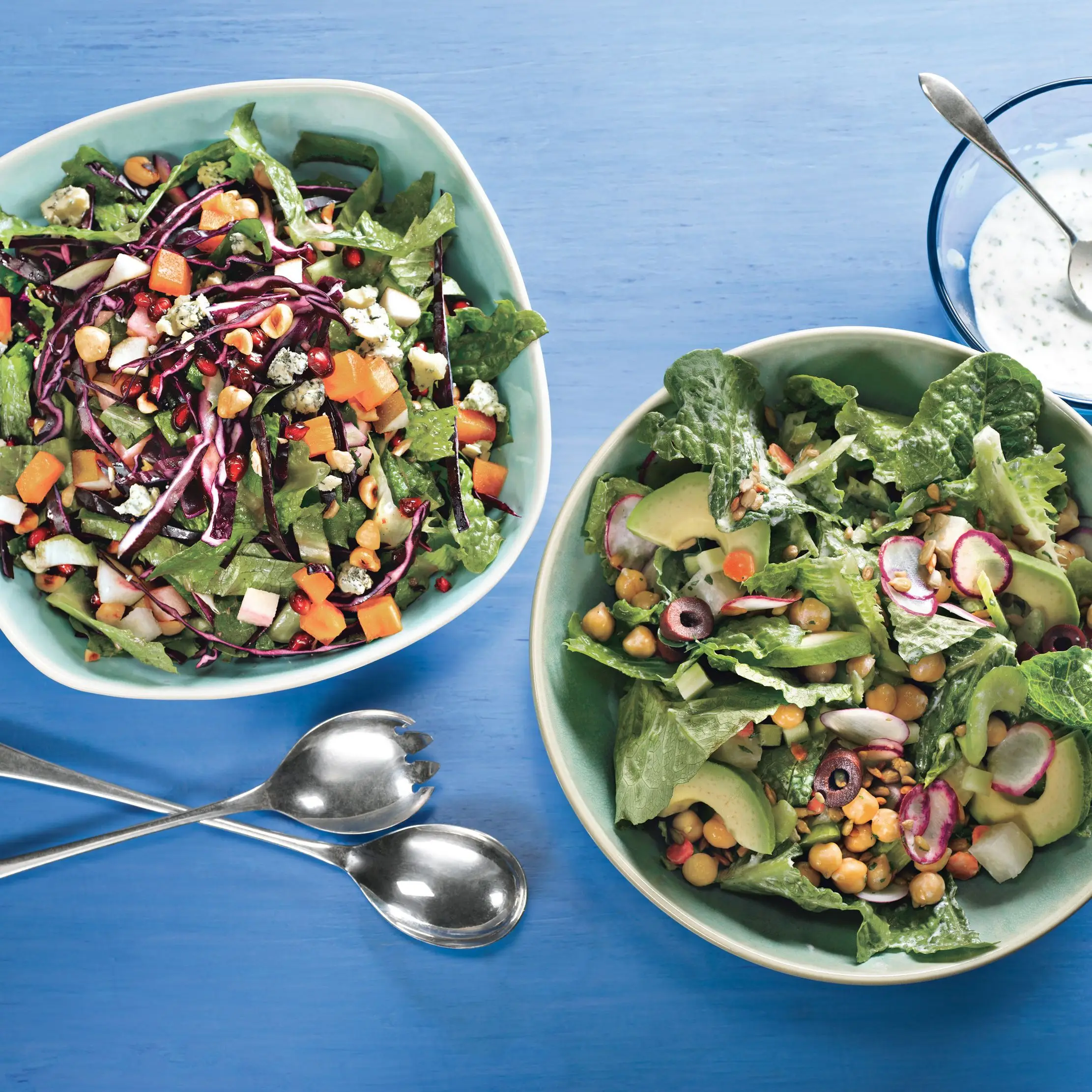 Salada picada do arco -íris