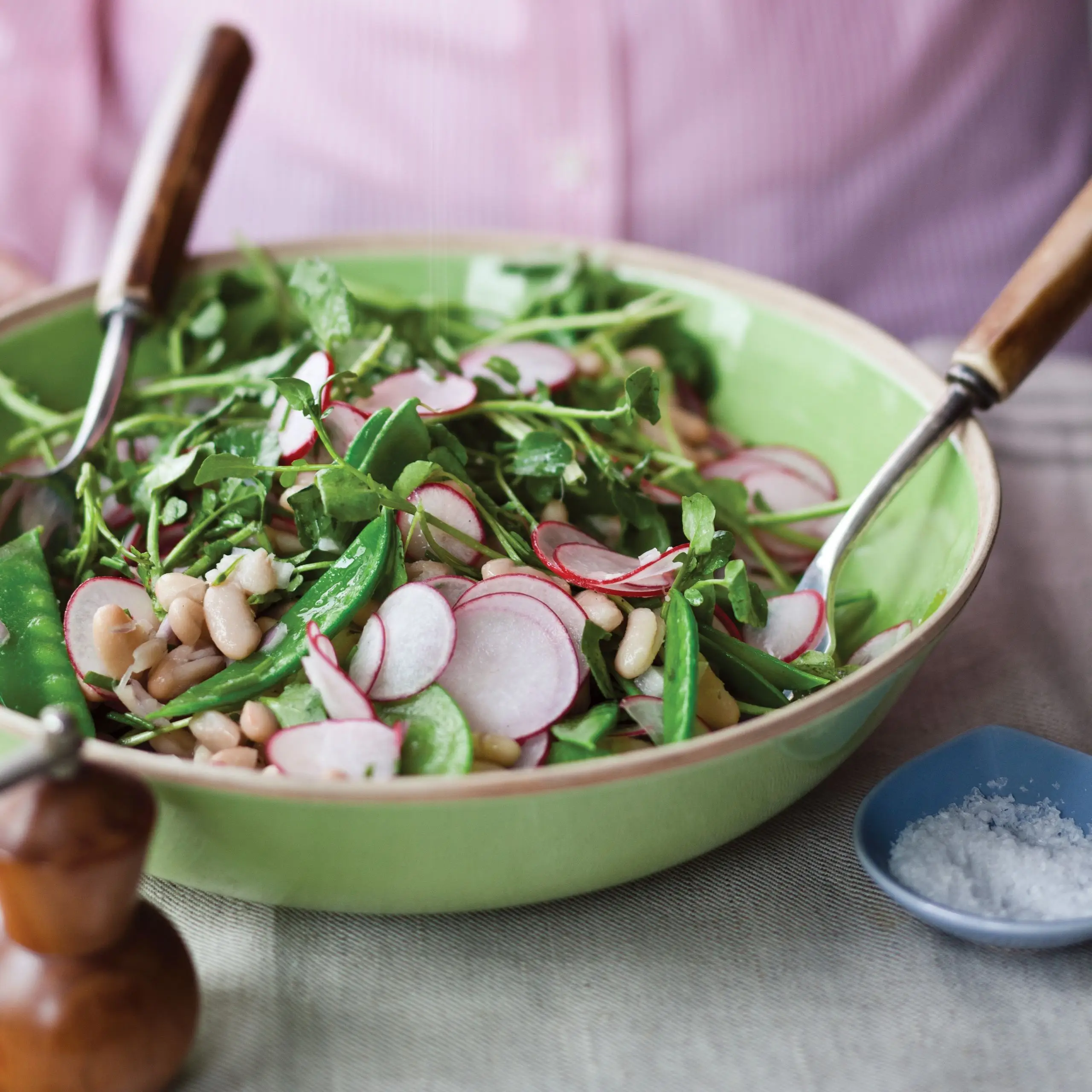Salada de feijão branco