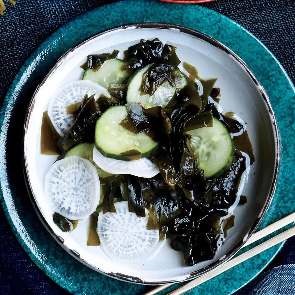 Salada Wakame-Cucumber