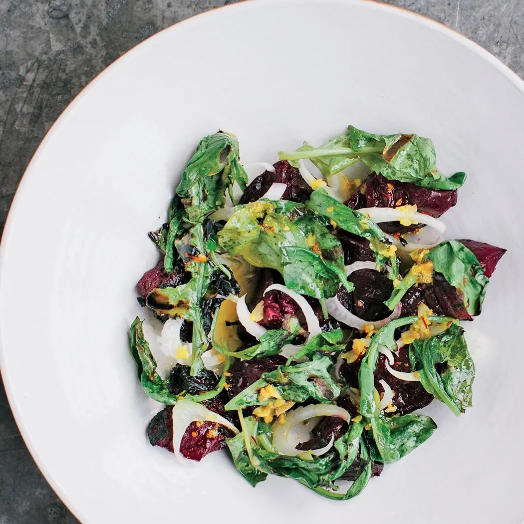 Beterraba assada com doce de erva