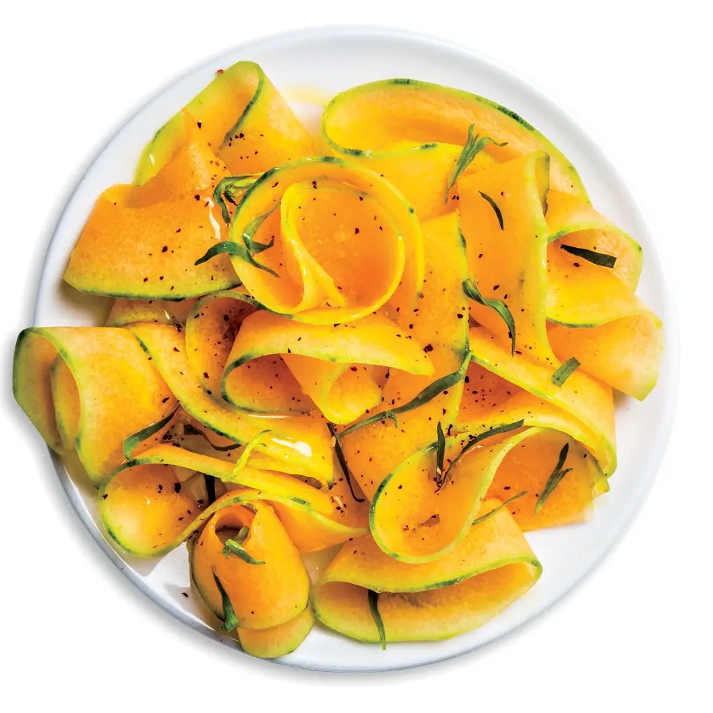 Salada salgada de melada raspada