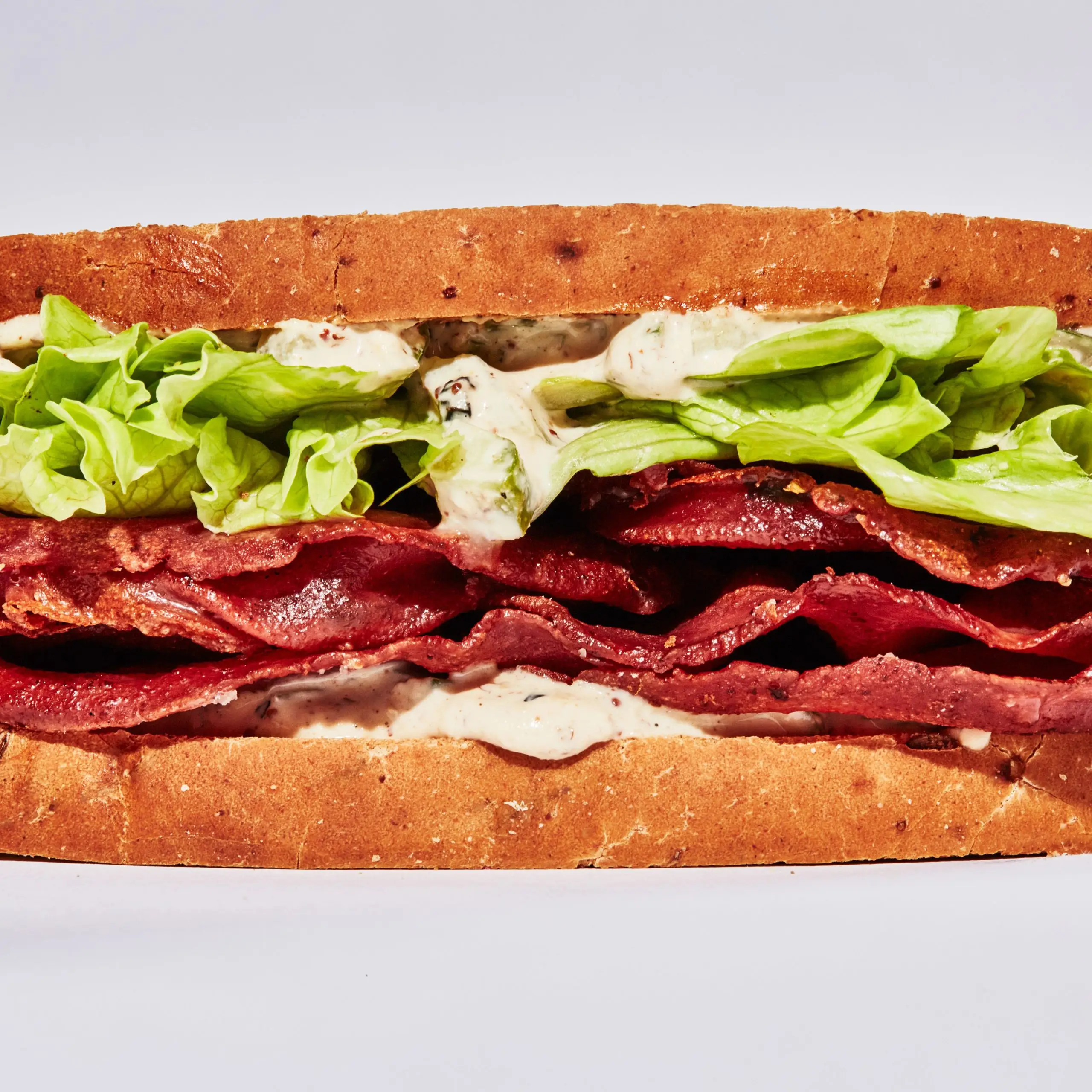 Sanduíche de mortadela frita