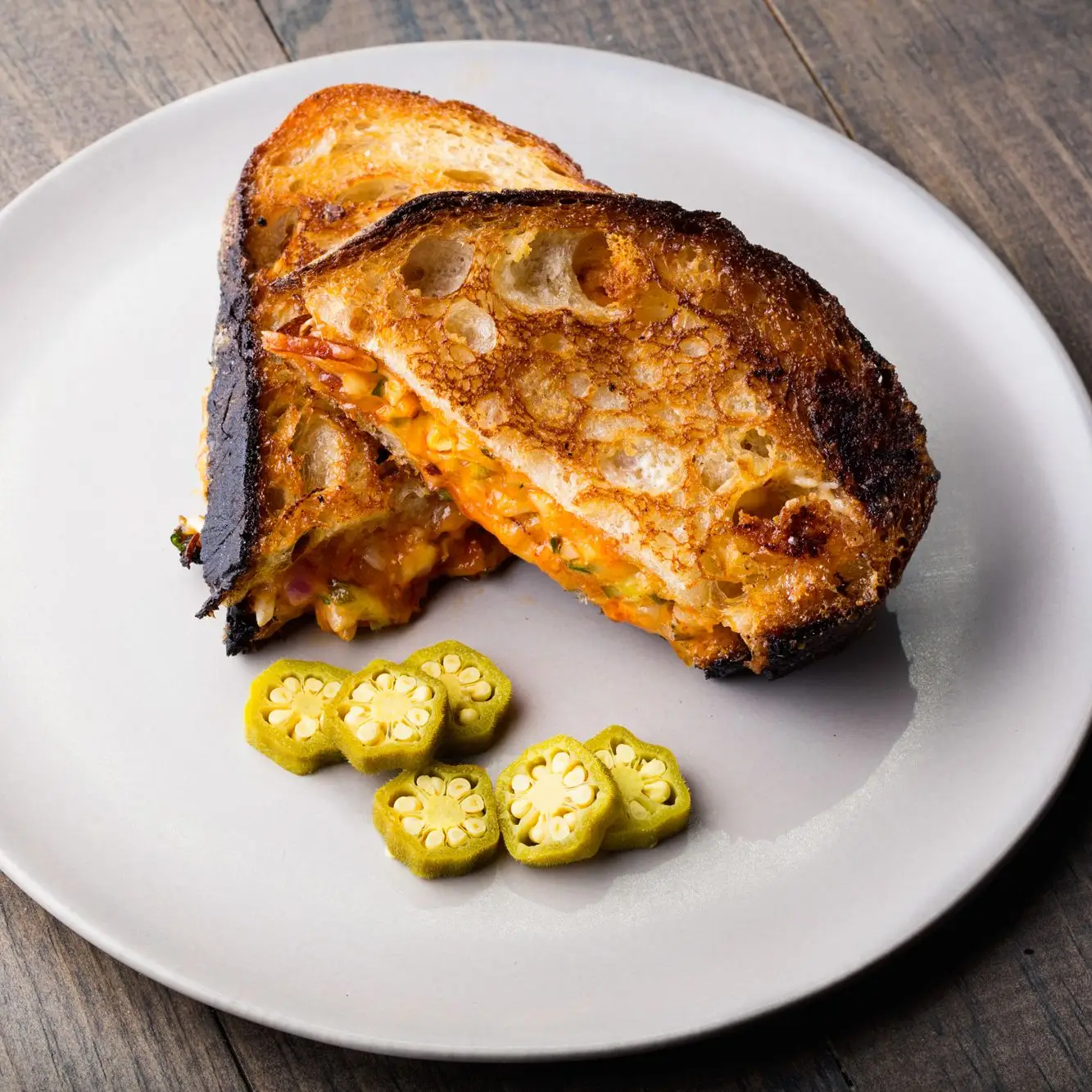 Gochujang queijo grelhado