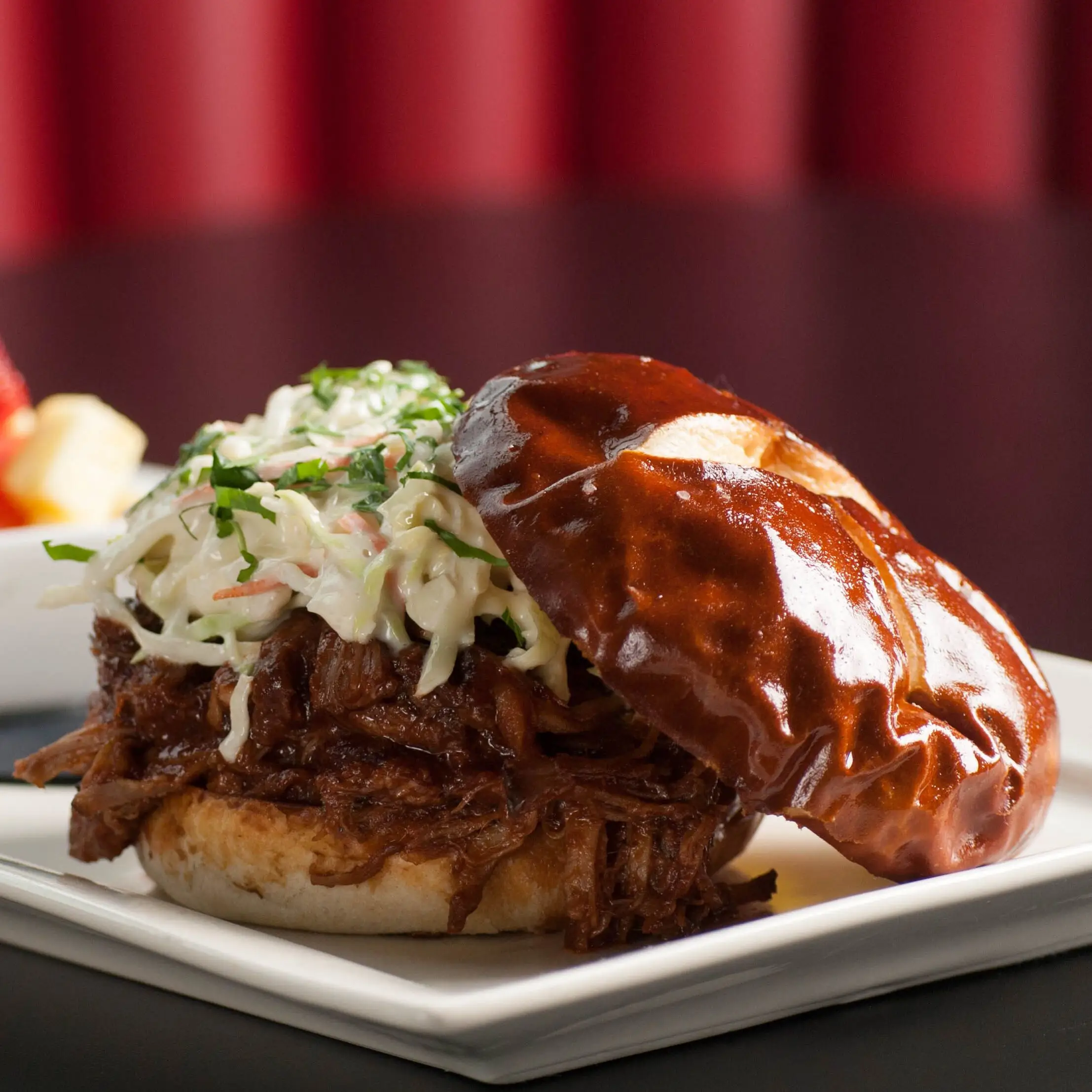 Sanduíches de porco puxados