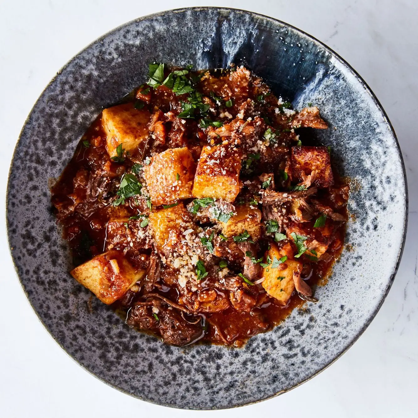 Oxtil Ragù com Semolina nhoque