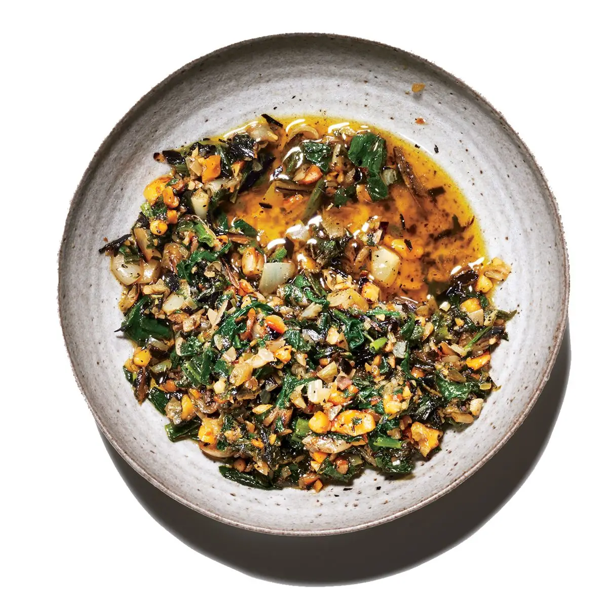 Pistou de rampa e noz