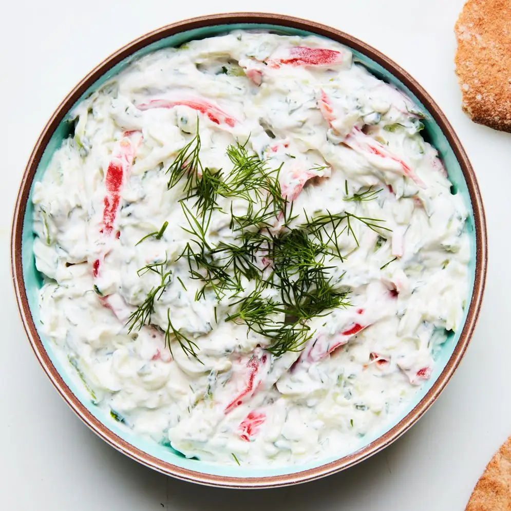 Pepino e tomate tzatziki