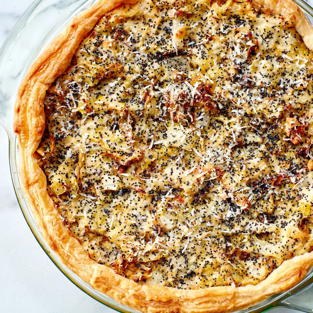 Alho -poró, erva -doce e torta de sementes de papoula