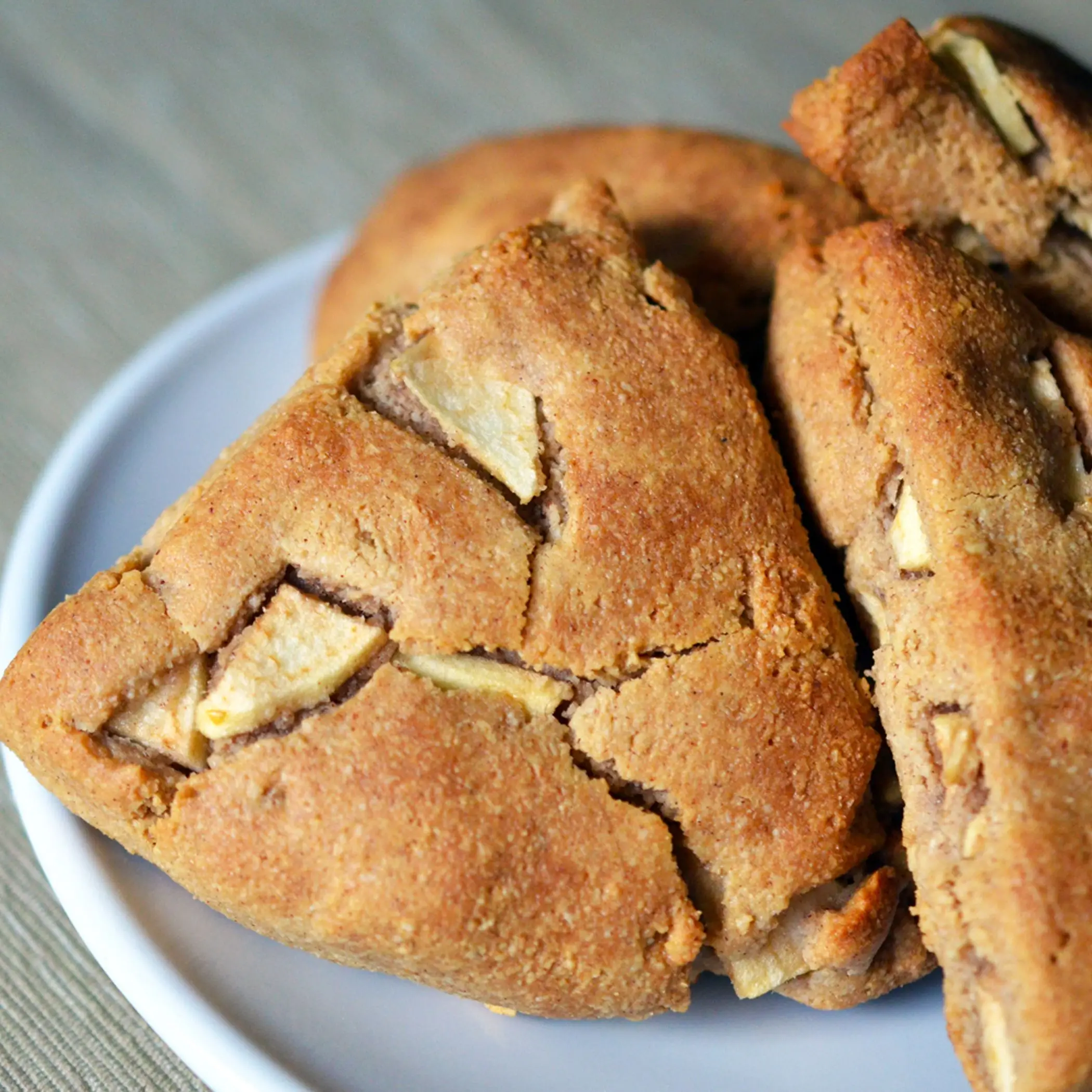 Scones de maçã de canela