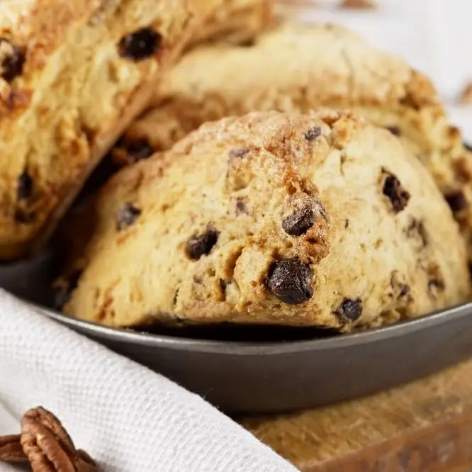 Scones de chocolate
