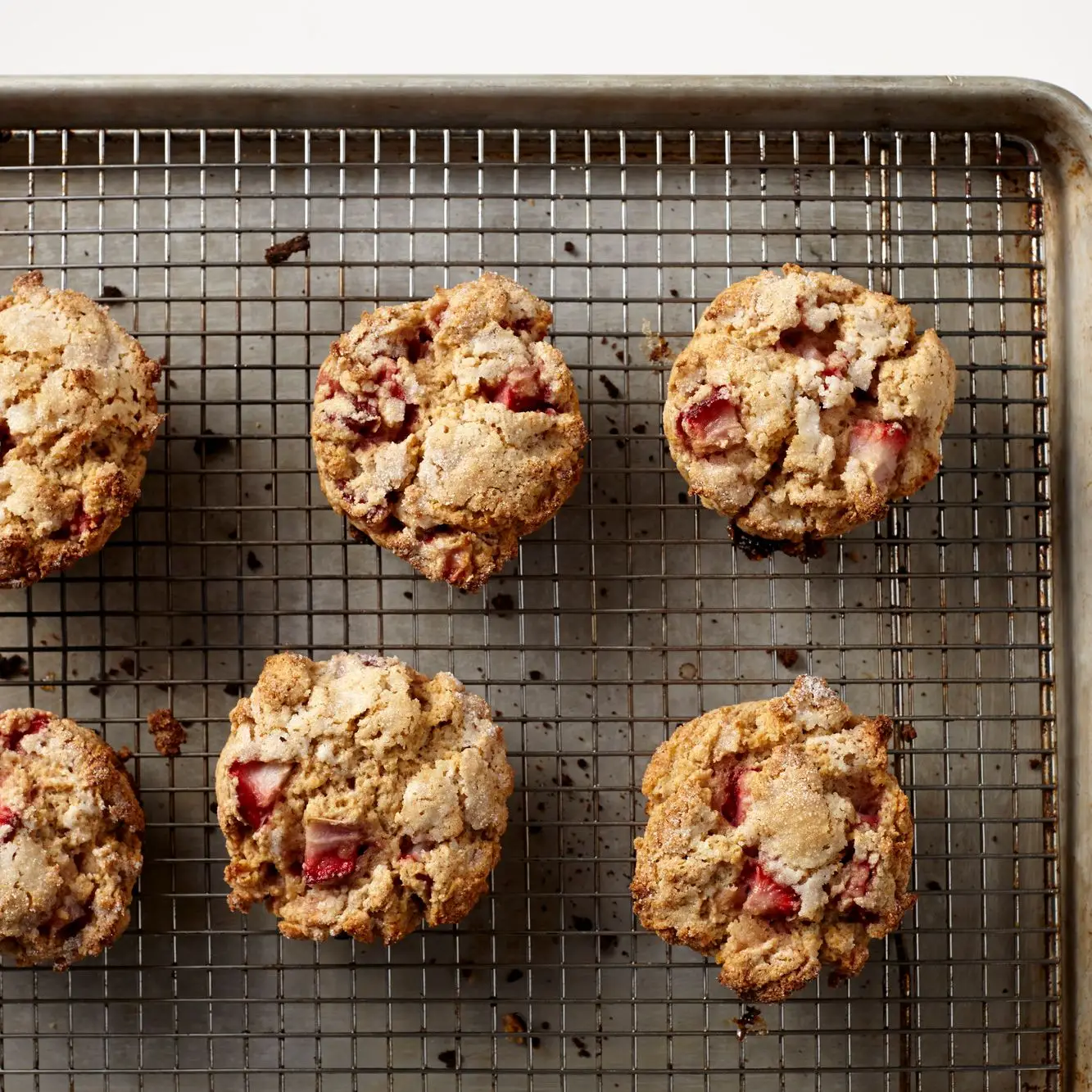 Scones de Strawberry-Graham