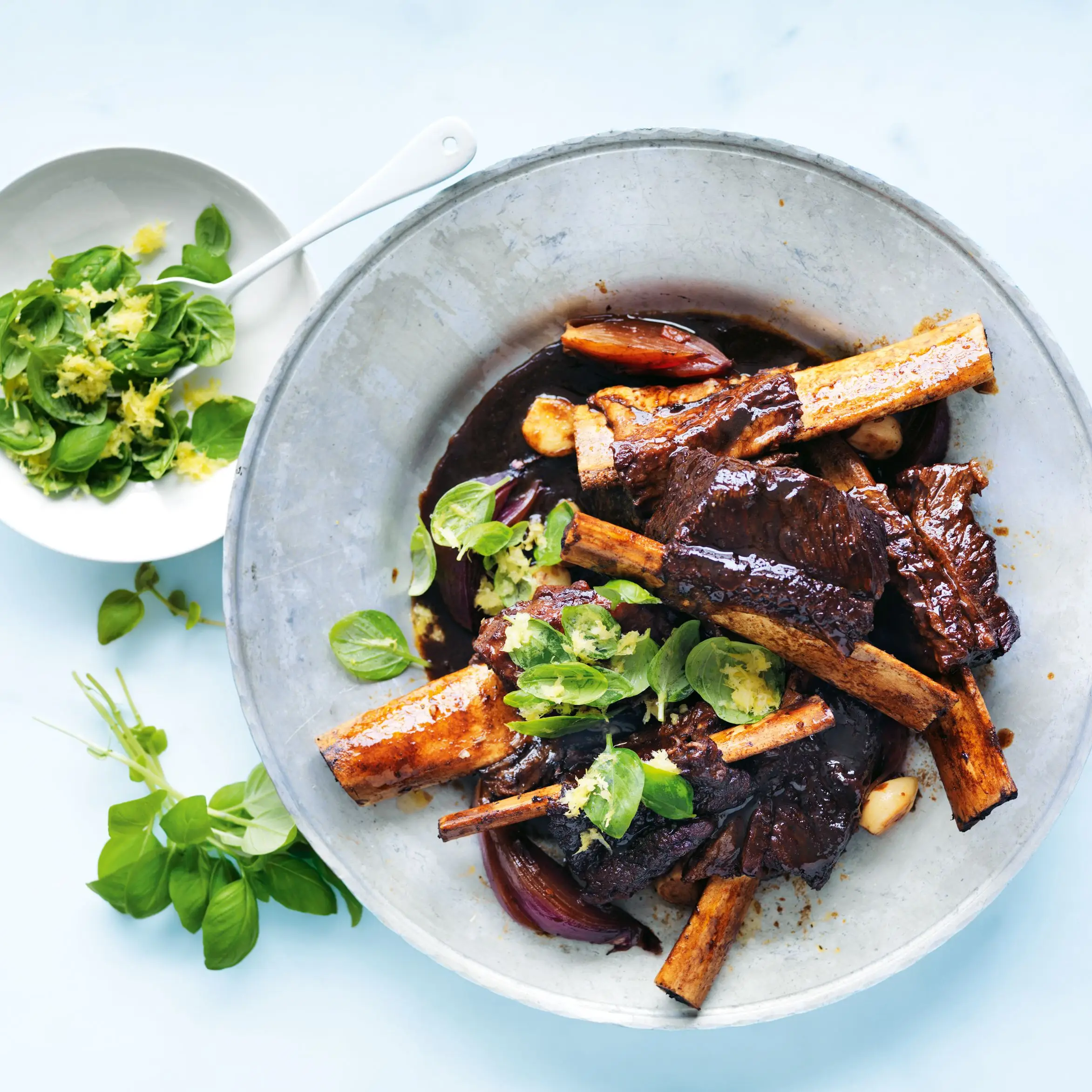 Costelas curtas balsâmicas