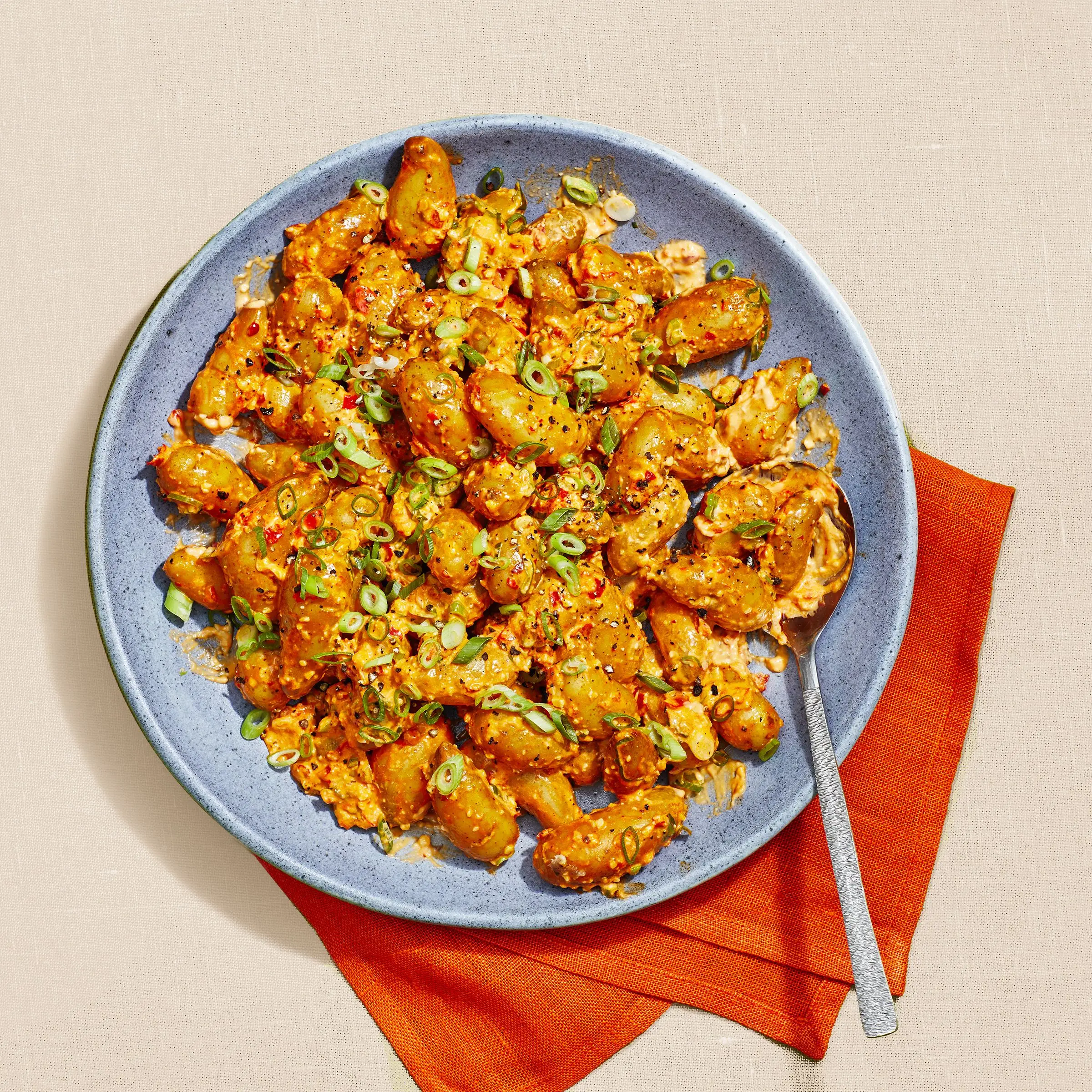 Salada de batata Caesar picante