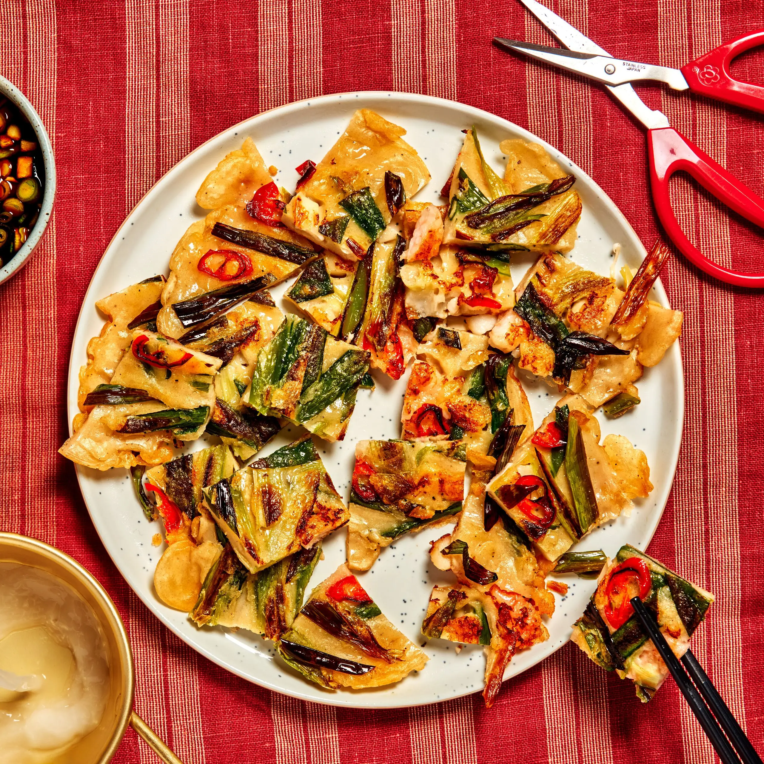 Haemul Pajeon (panquecas de frutos do mar)