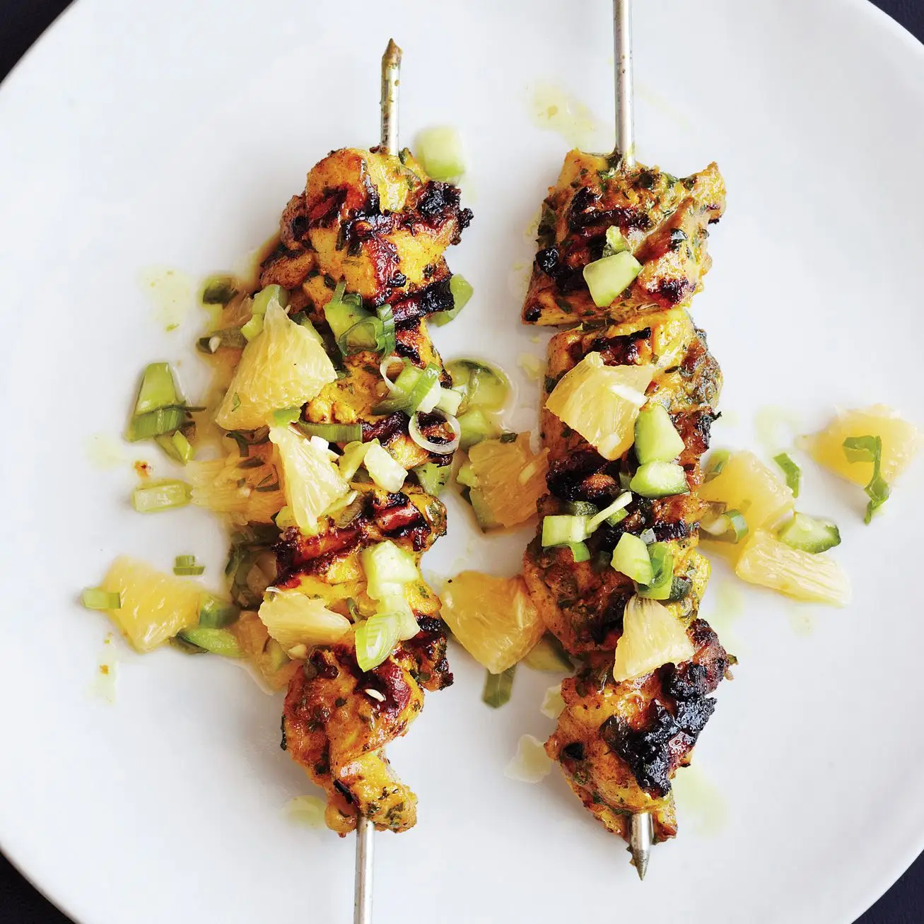 Hühnchen mit Meyer mit Zitronenpetersilie zerquetscht