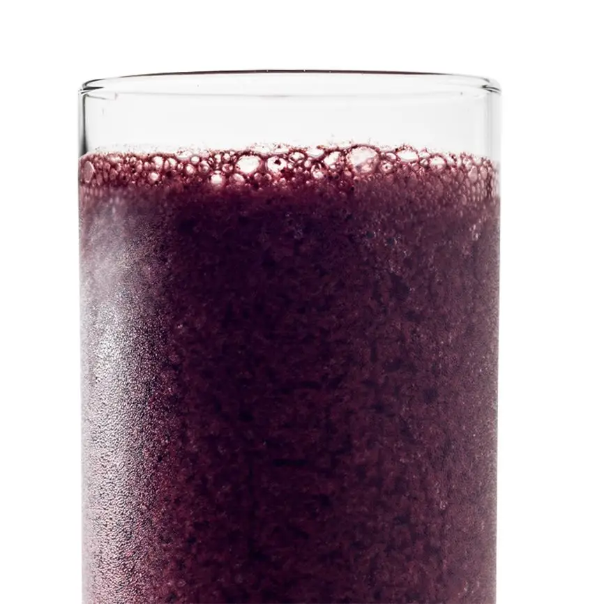 Smoothie de coco-azul-azul