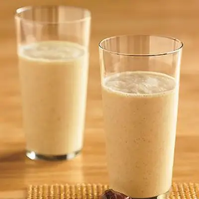 Smoothie de café da manhã de baunilha