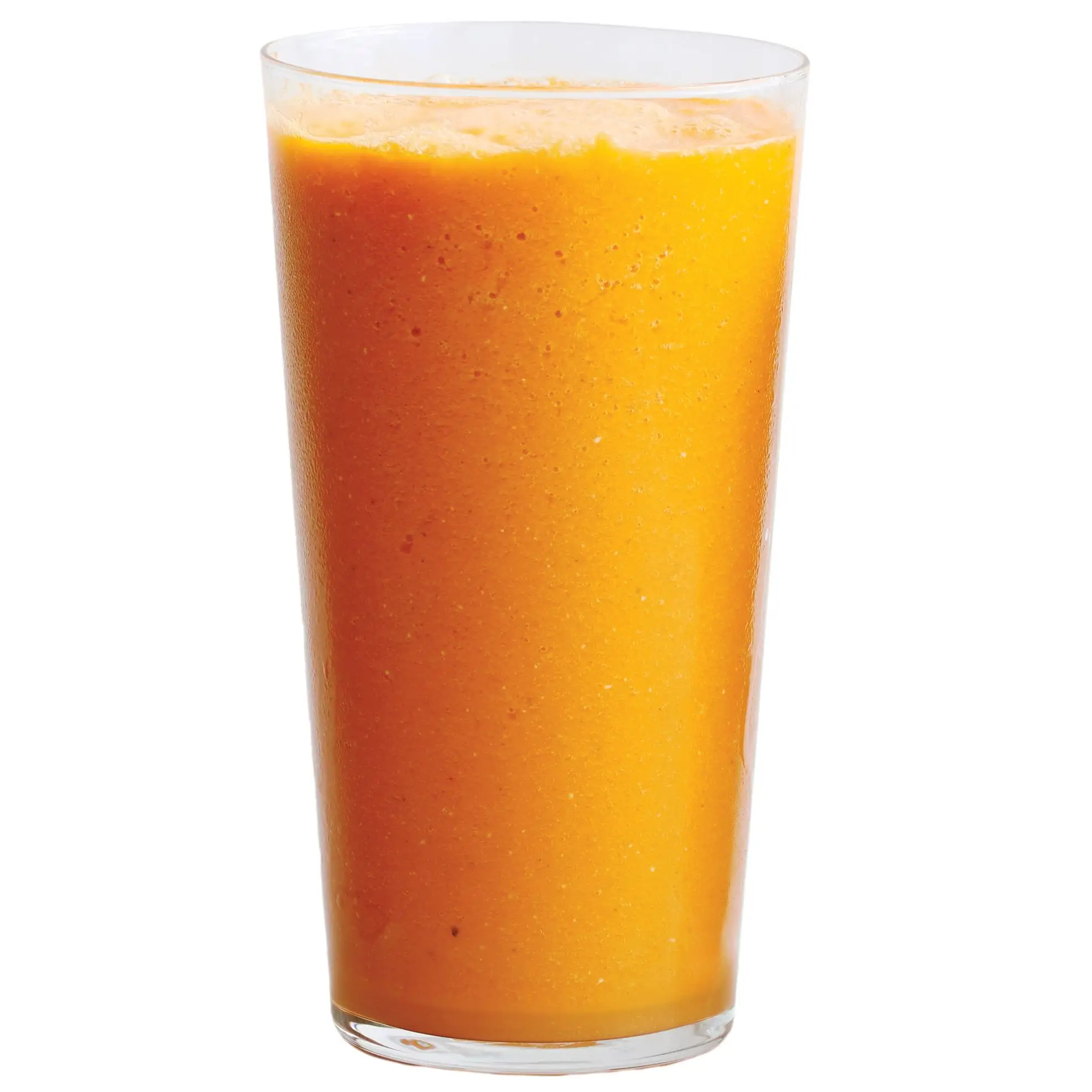 Cenoura tropical, açafrão e smoothie de gengibre