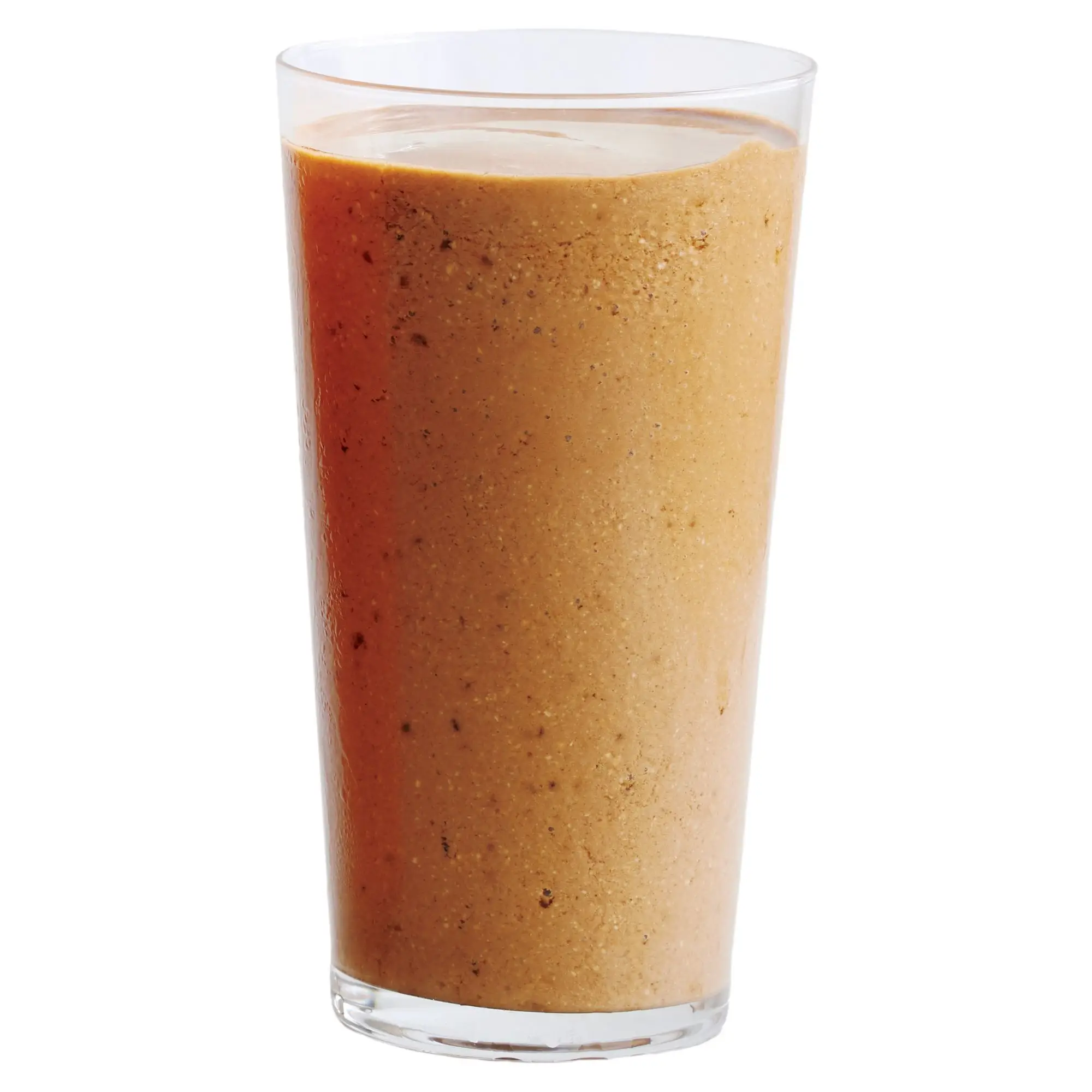 Banana, café, caju e smoothie de cacau