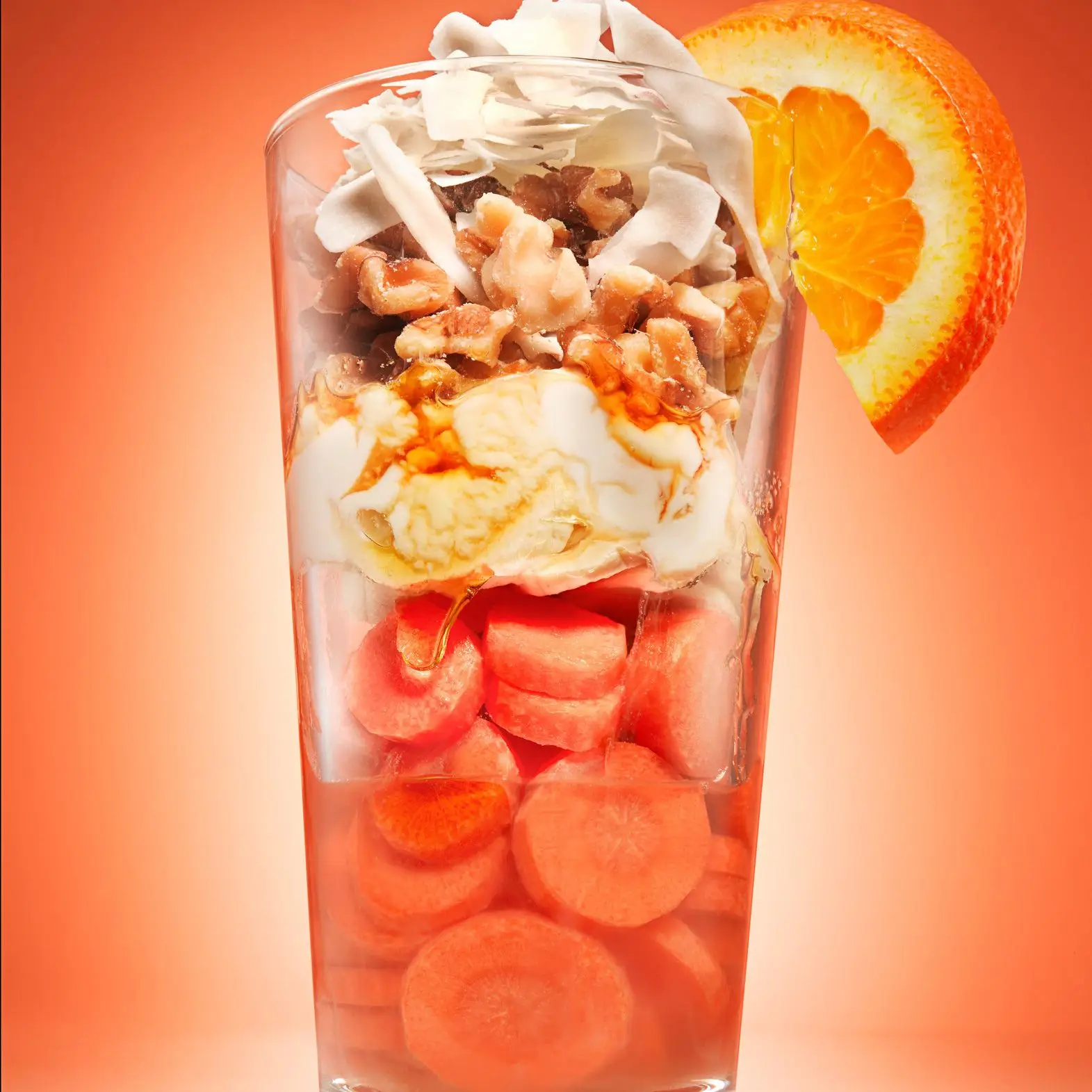 Smoothie de bolo de cenoura