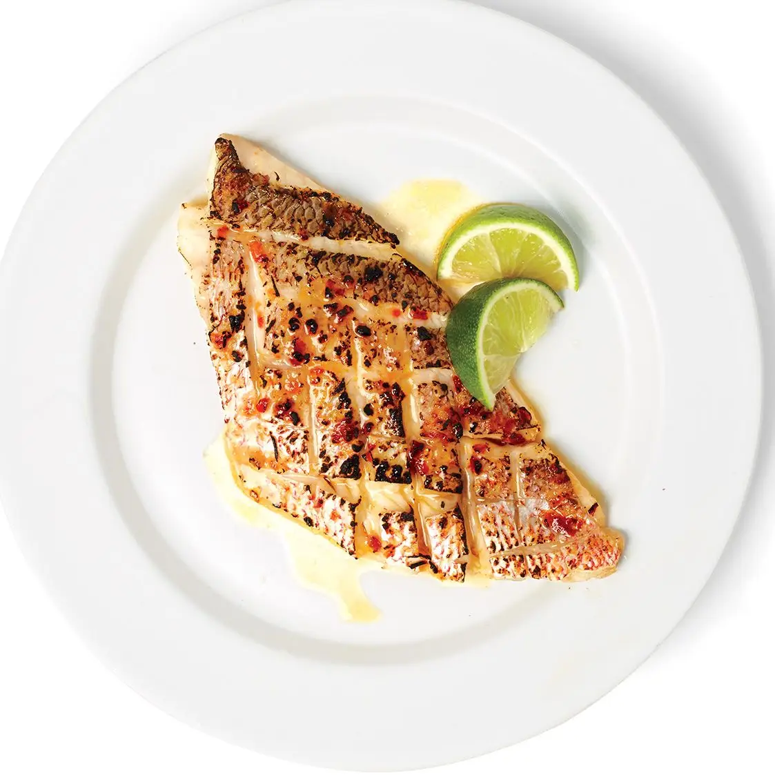 Snapper vermelho com sambal