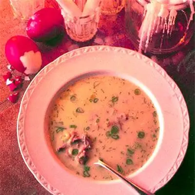 Sopa de cordeiro da Páscoa