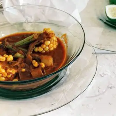 CHILEATOLE vermelho com legumes de outono