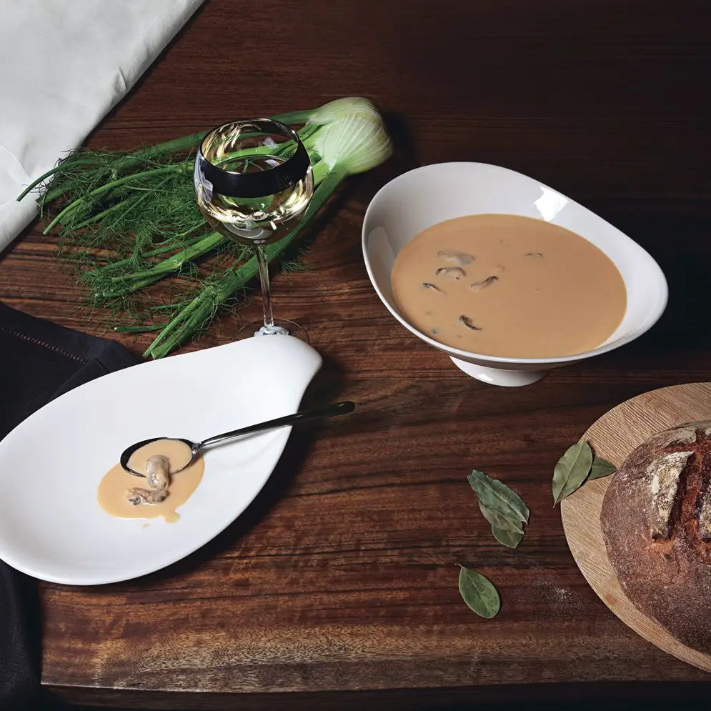 Mexilhão e erva -doce