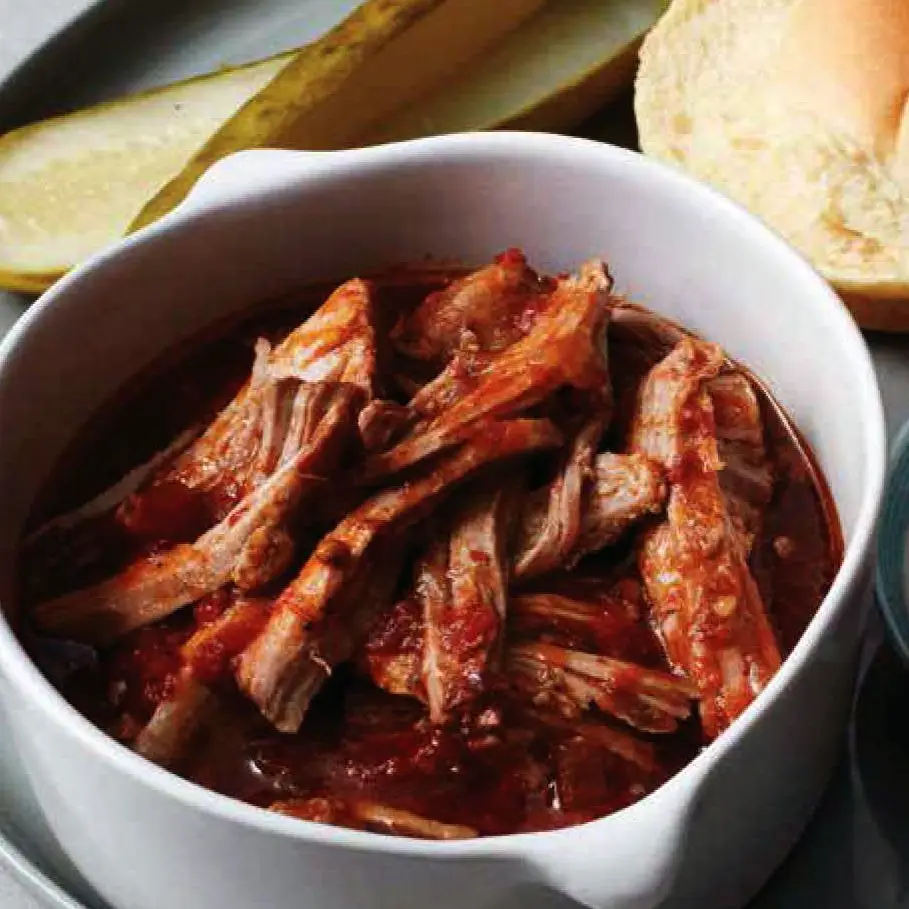 Carne de porco puxada