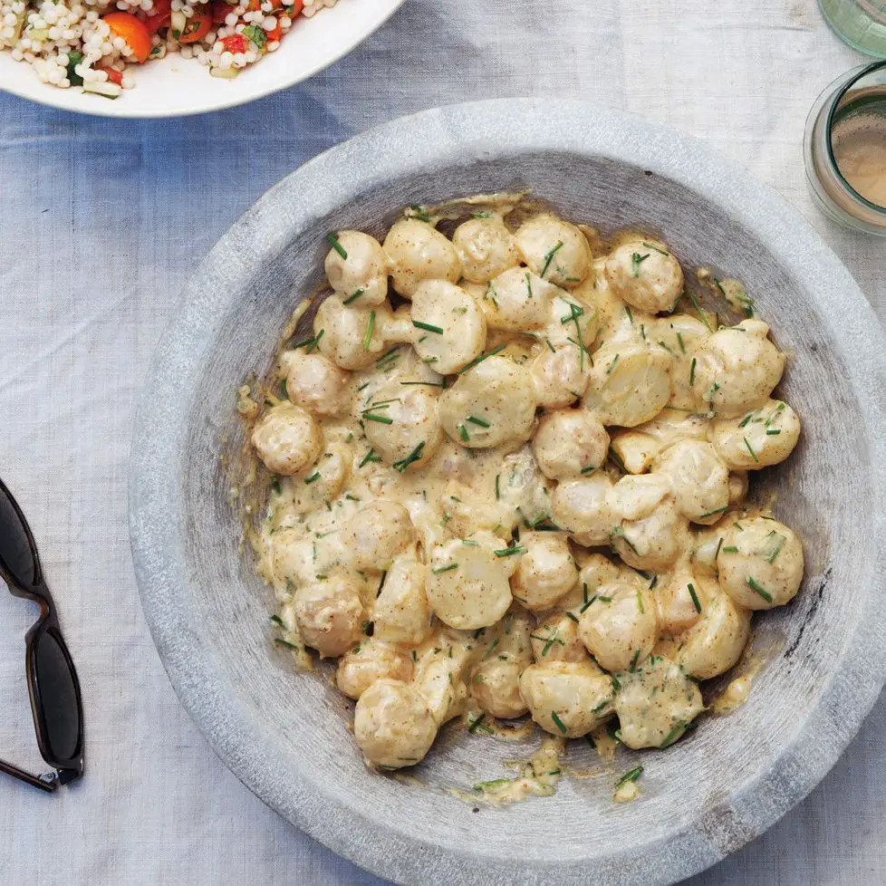 Salada de batata bebê