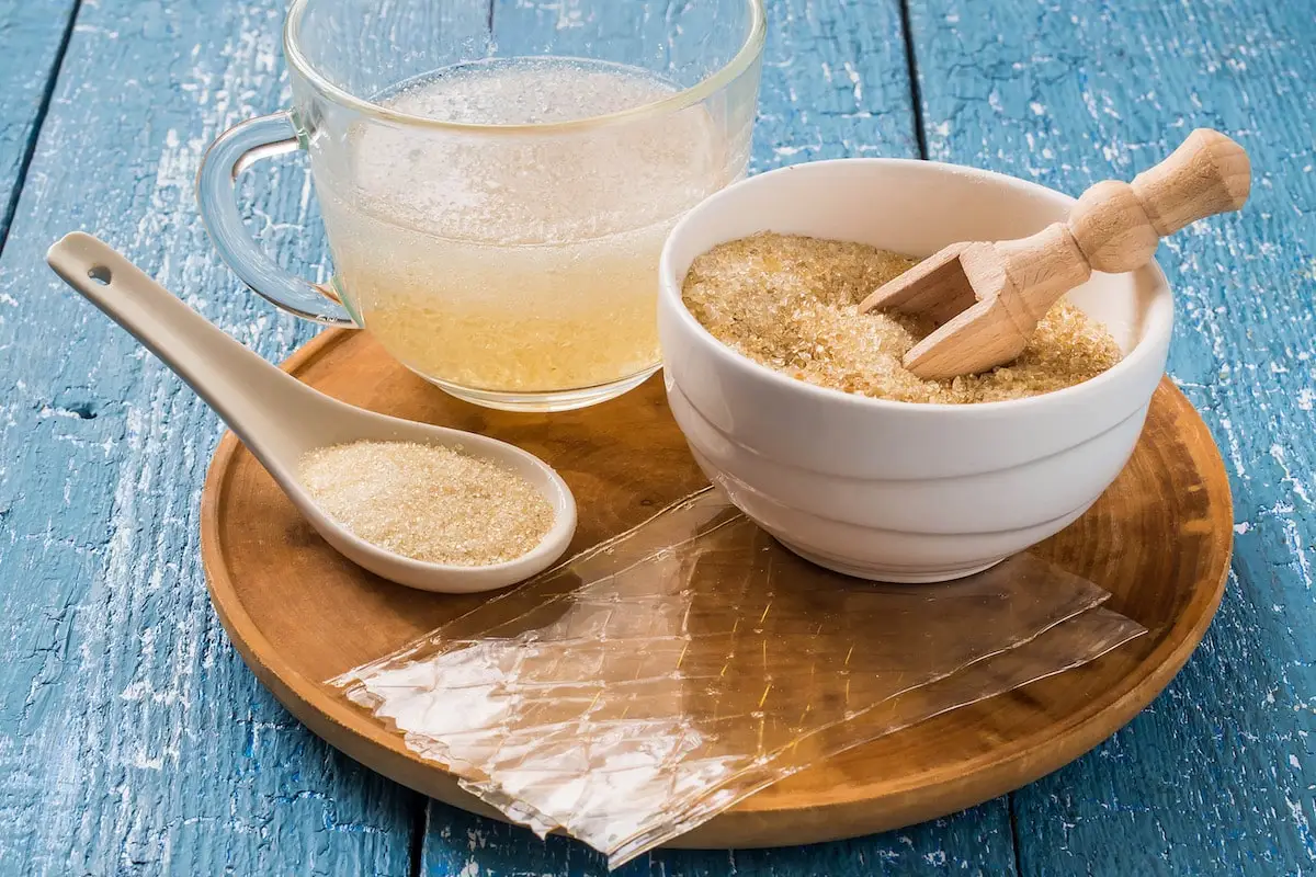 O que é um bom substituto em pó de gelatina?