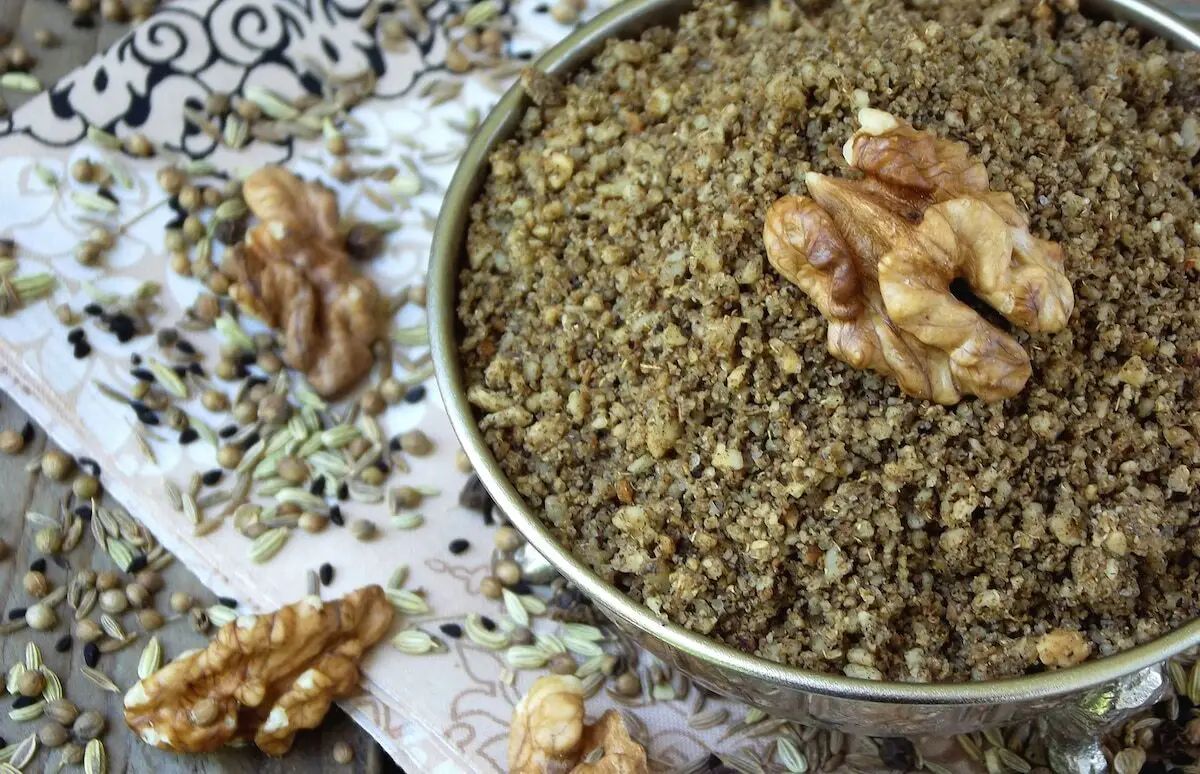 O que é um bom substituto de Dukkah?