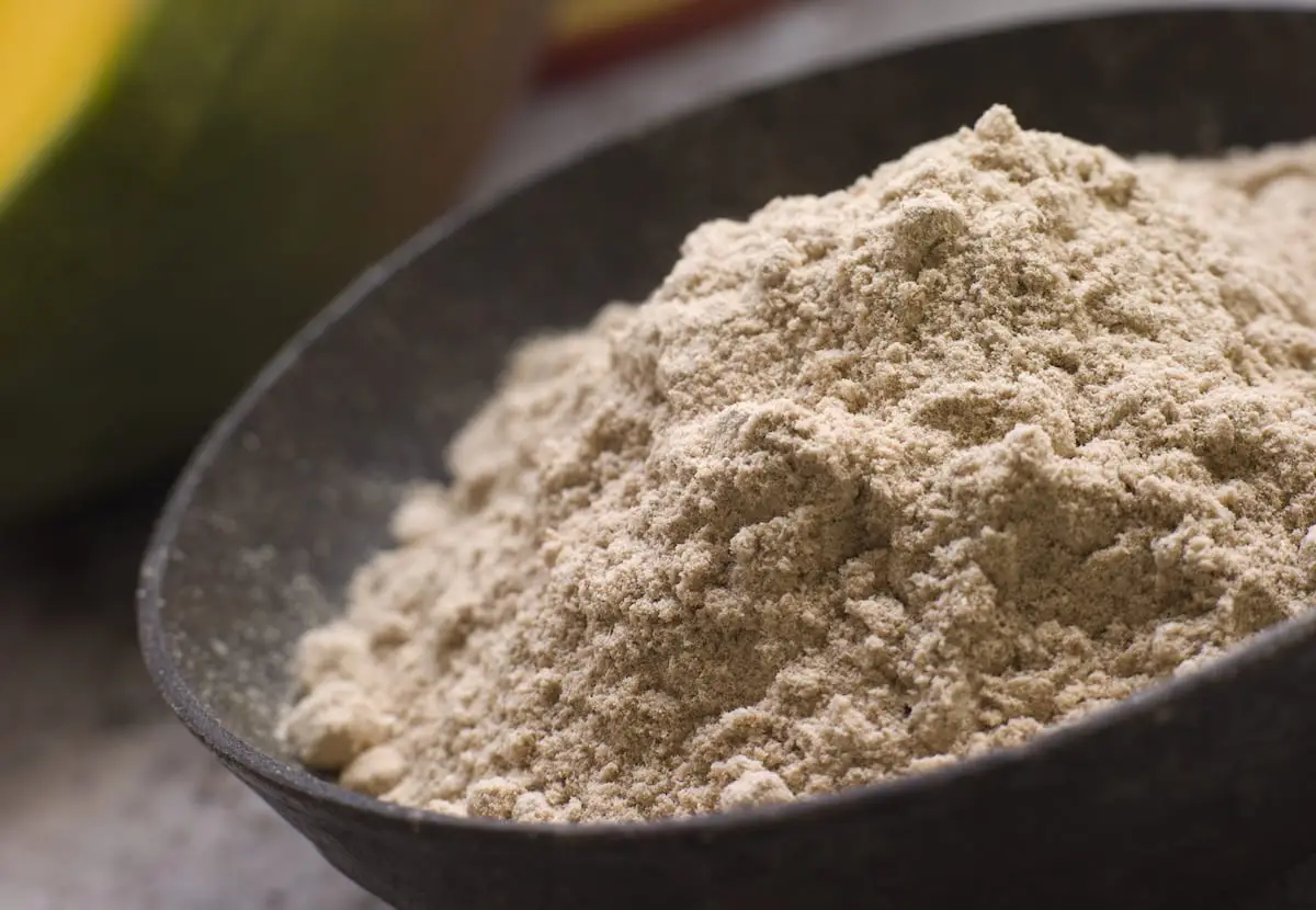 O que é um bom substituto de manga em pó?