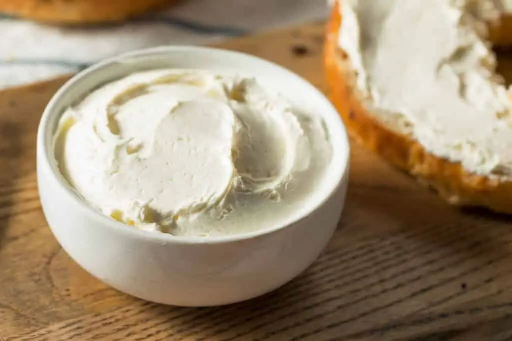 Cream cheese vs. butter