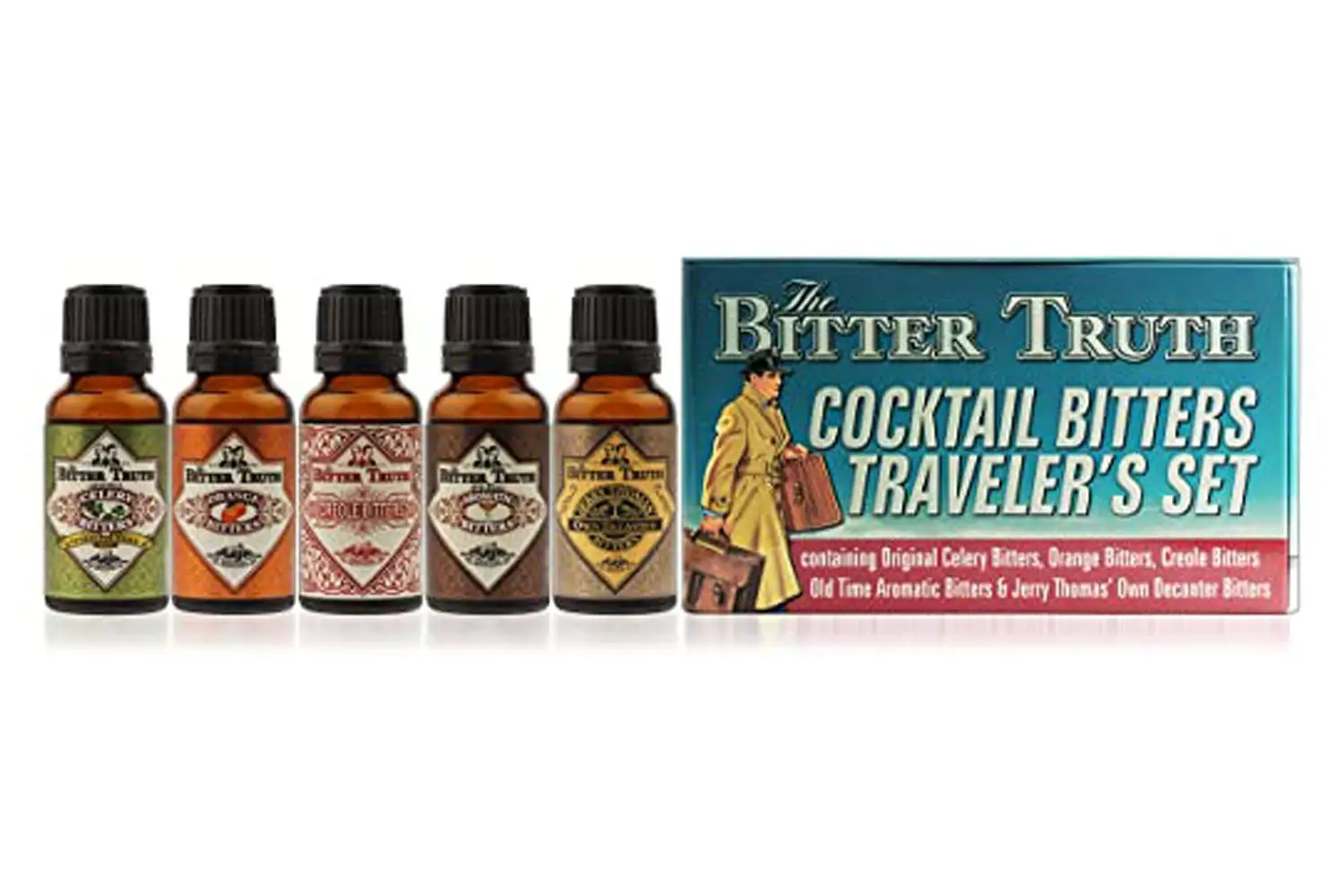 The Bitter Truth Cocktail Bitters Travel Set